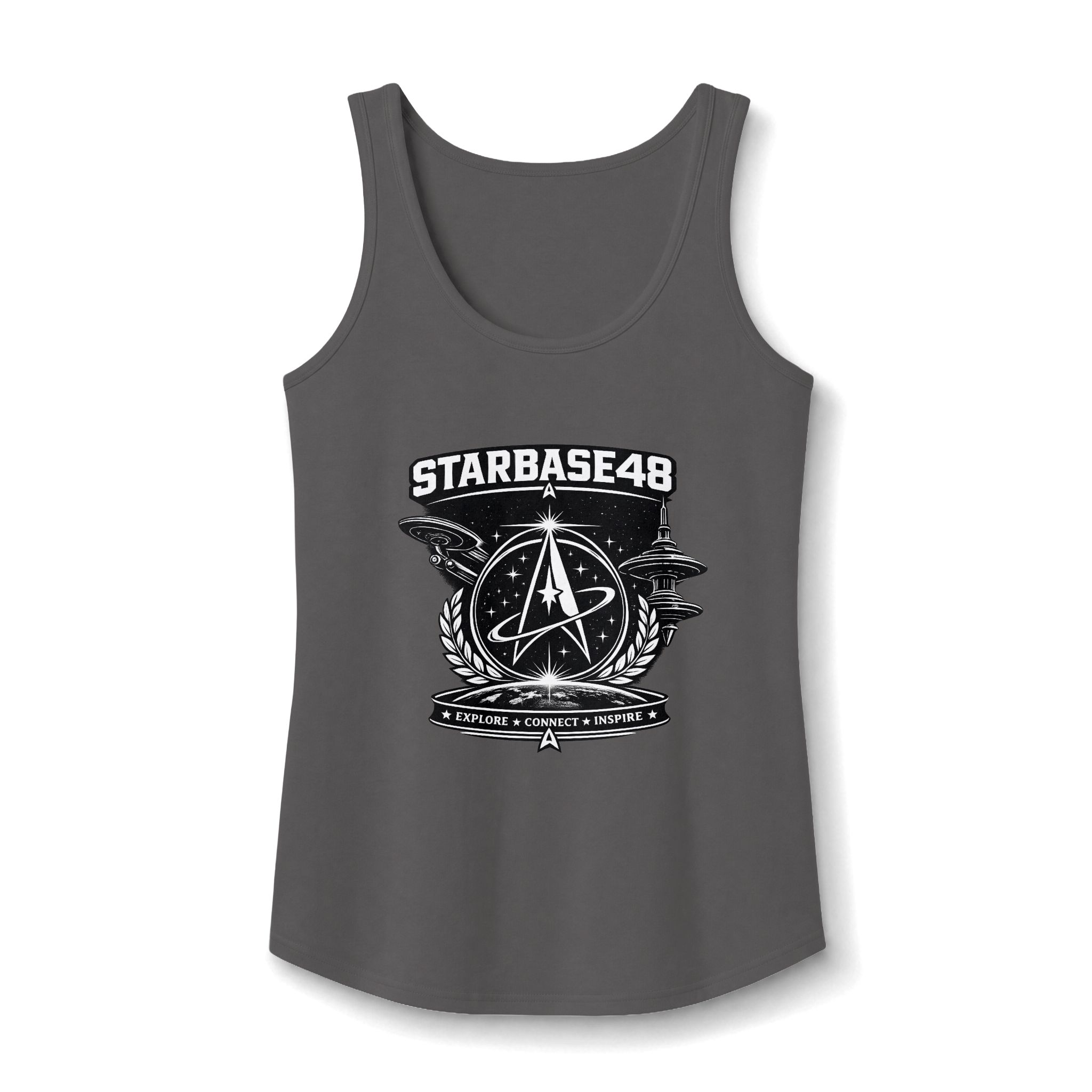Starbase48 Vintage Space Crest Tank Top - Image 3