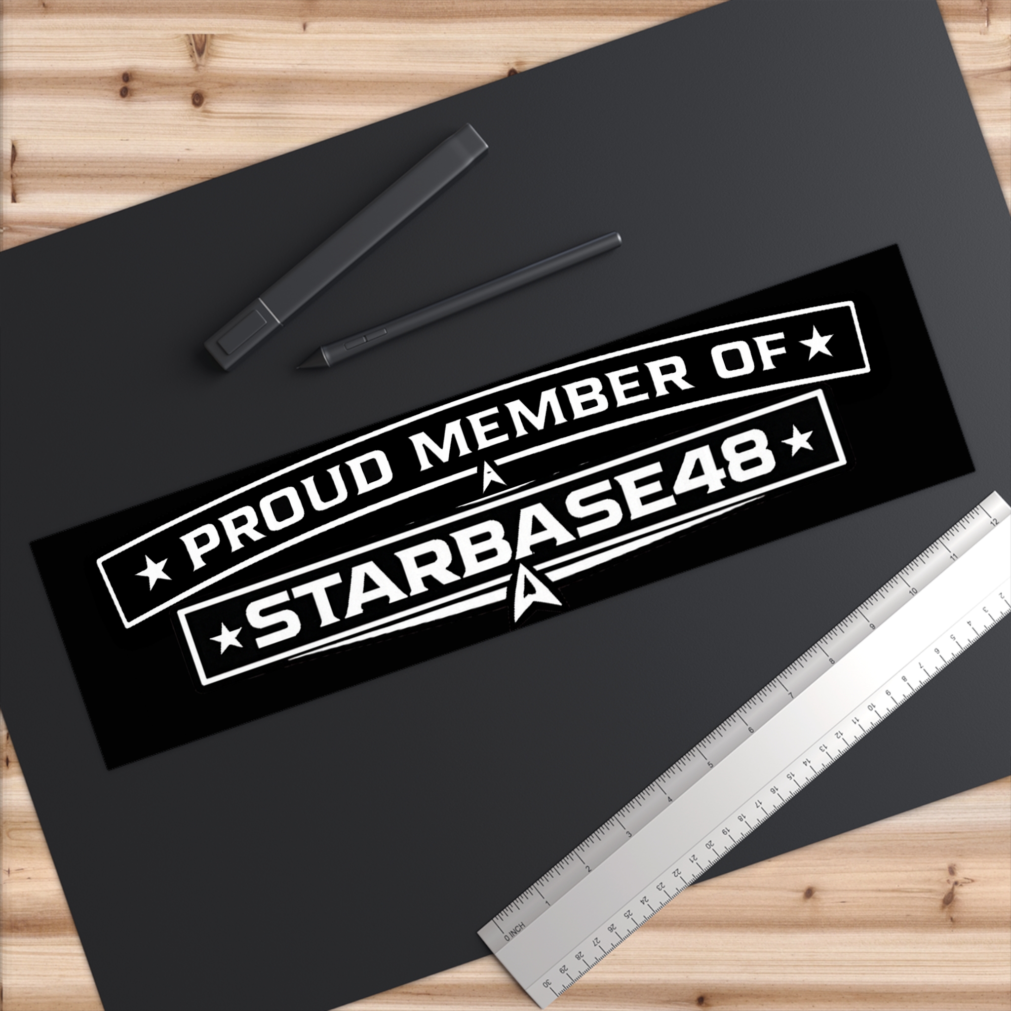Proud Member of Starbase48 Bumper Sticker — Sci‑Fi Fan Car Decal - Image 9