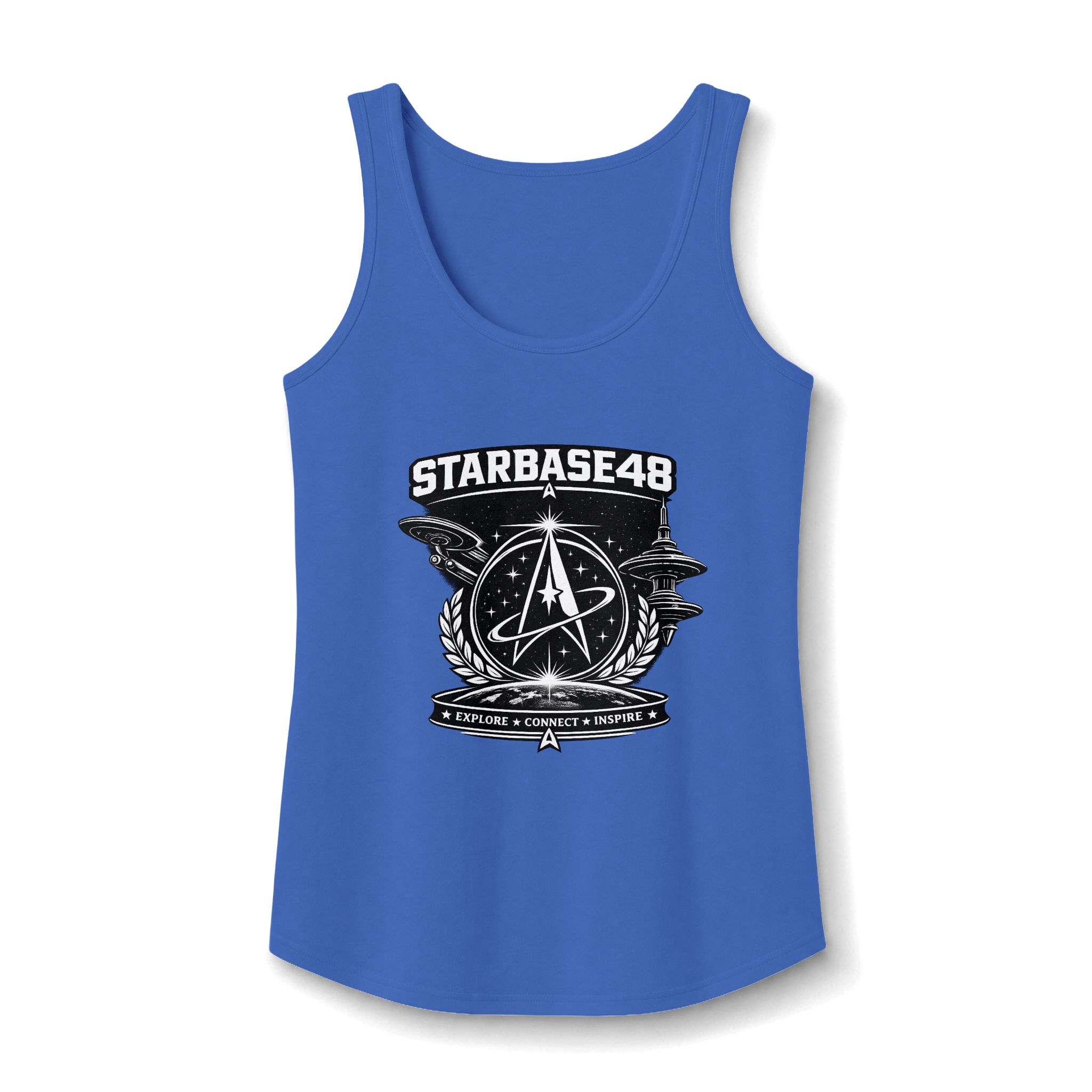 Starbase48 Vintage Space Crest Tank Top - Image 9
