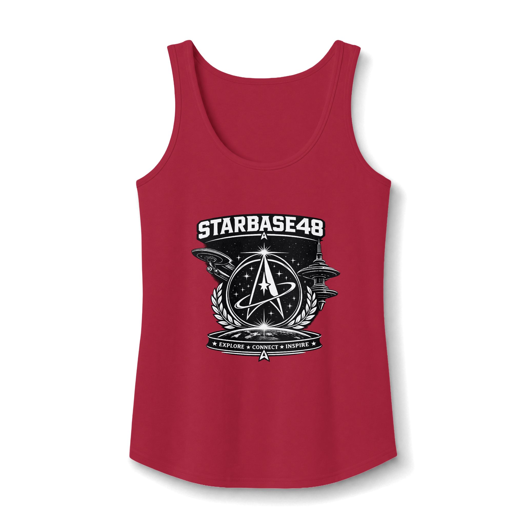 Starbase48 Vintage Space Crest Tank Top - Image 15