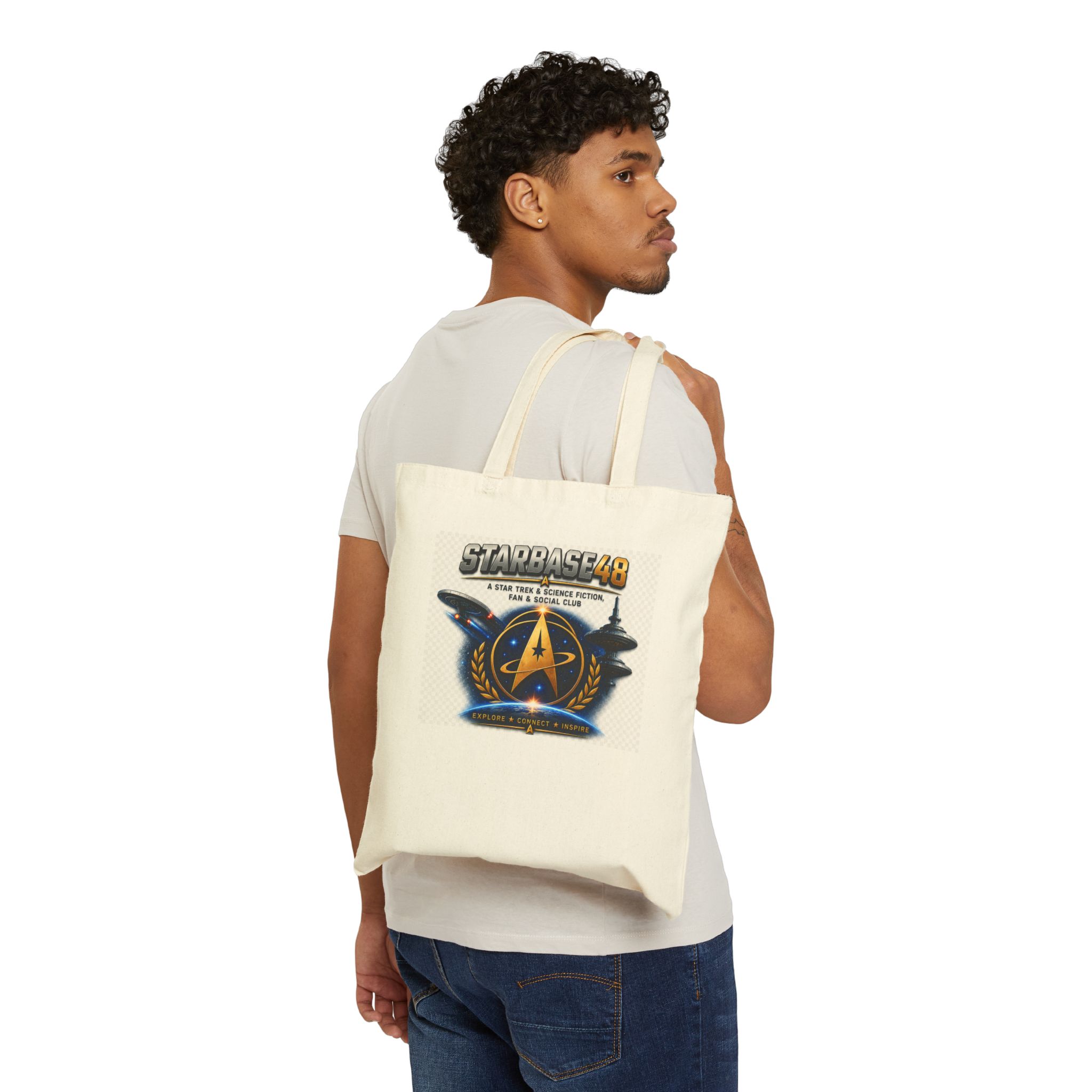 Cotton Canvas Tote Bag - Image 3
