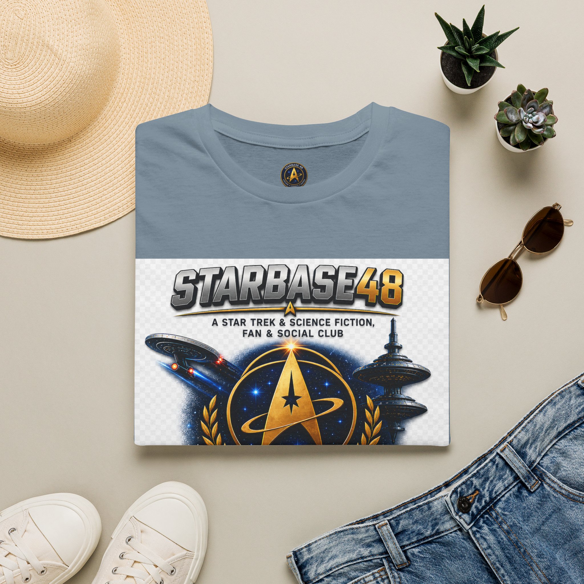 Starbase 48 Club T-Shirt — Star Trek & Sci‑Fi Fan Tee - Image 45