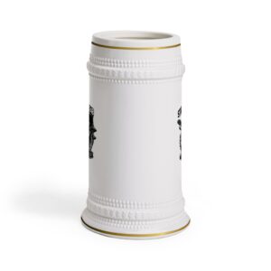 Starbase48 Emblem Beer Stein - Retro Space Logo Ceramic Mug