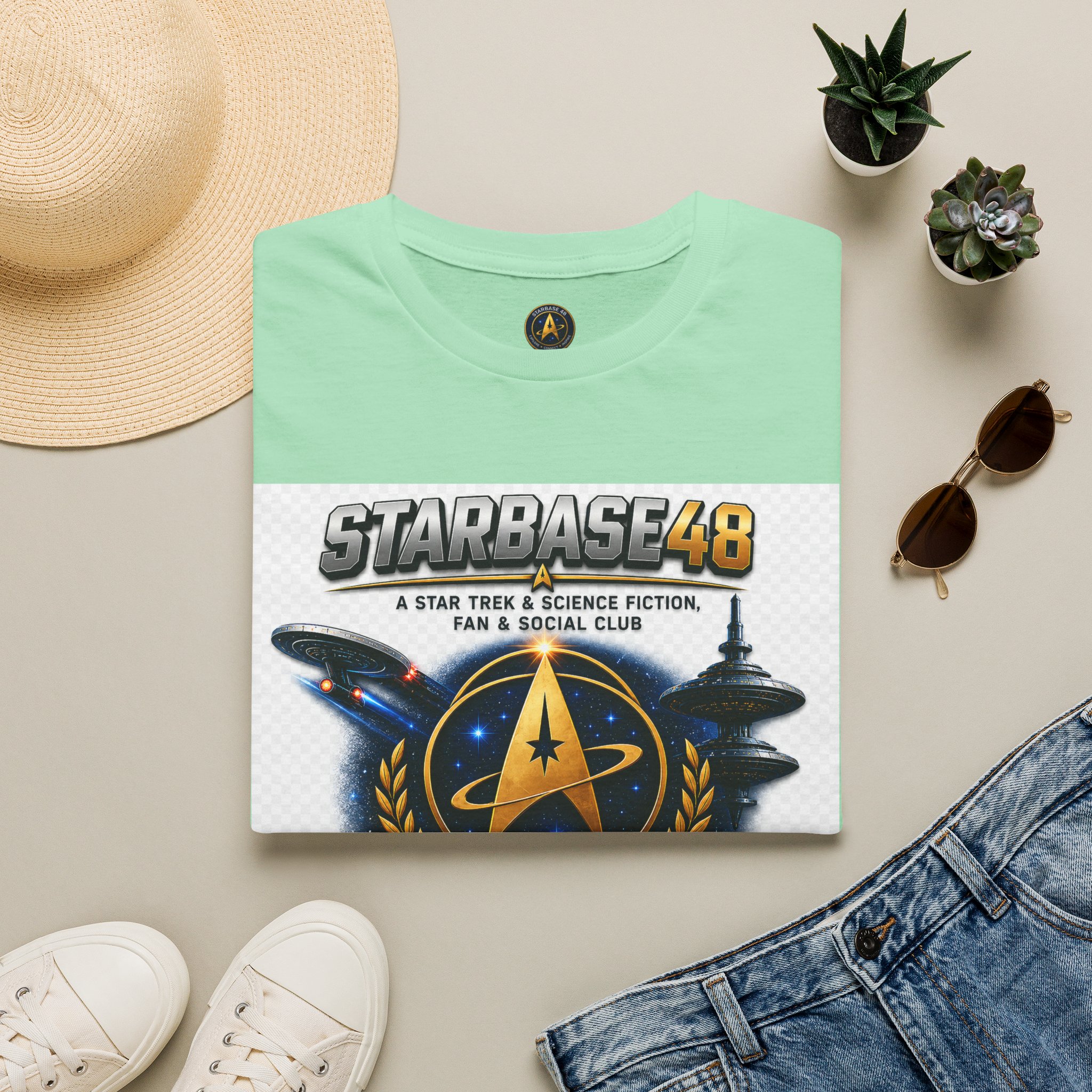 Starbase 48 Club T-Shirt — Star Trek & Sci‑Fi Fan Tee - Image 25