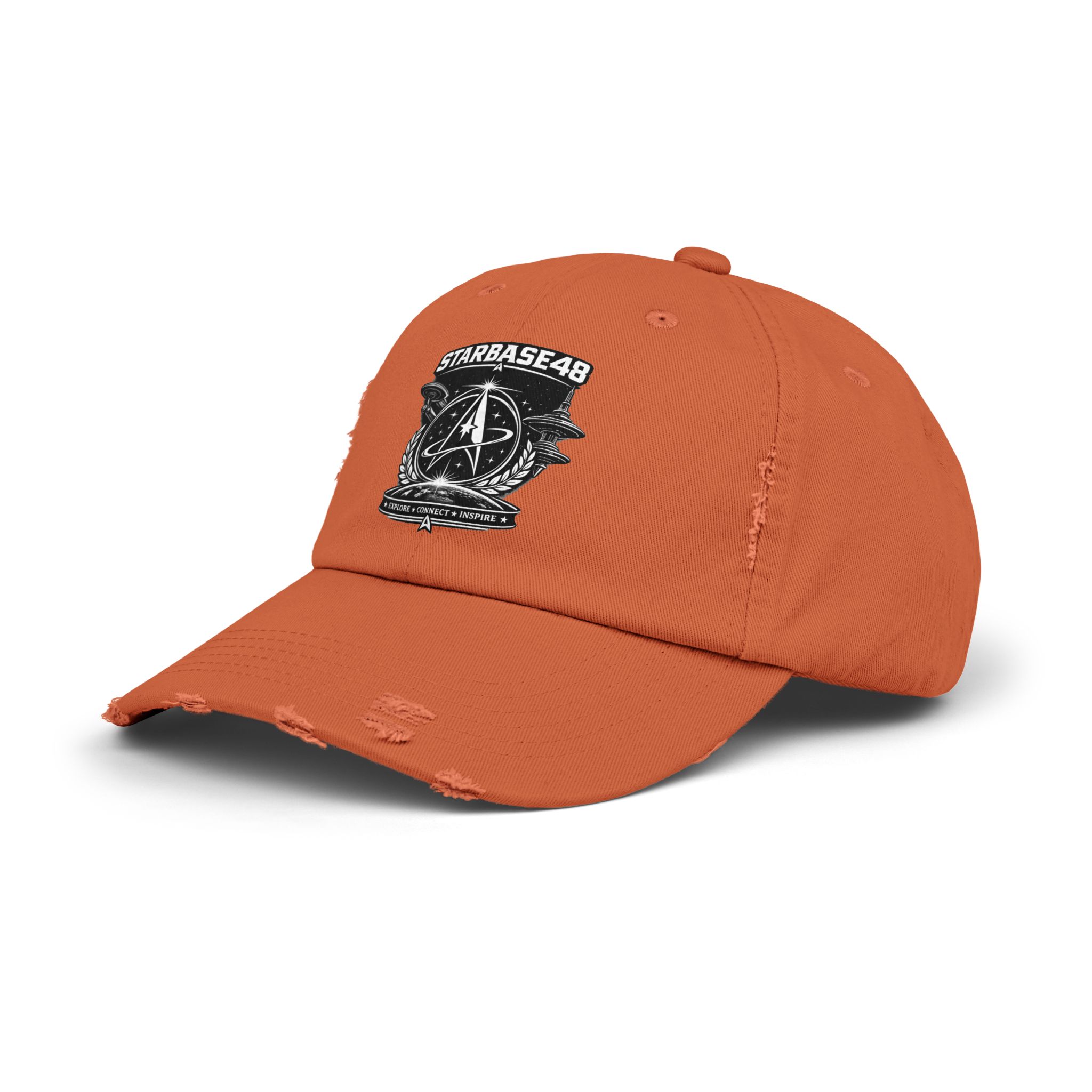 Distressed Cap — Starbase48 Vintage Space Emblem Hat - Image 10