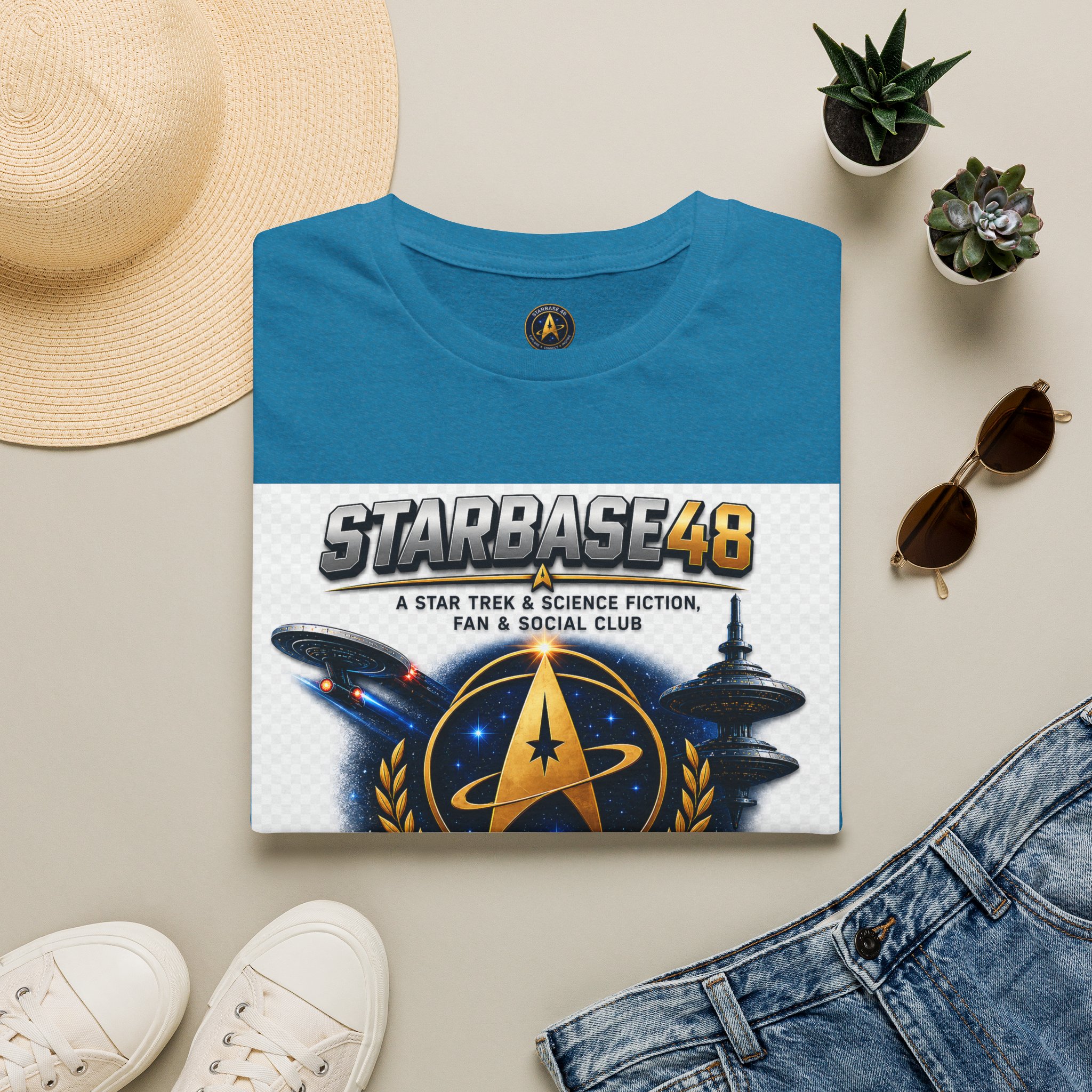 Starbase 48 Club T-Shirt — Star Trek & Sci‑Fi Fan Tee - Image 53