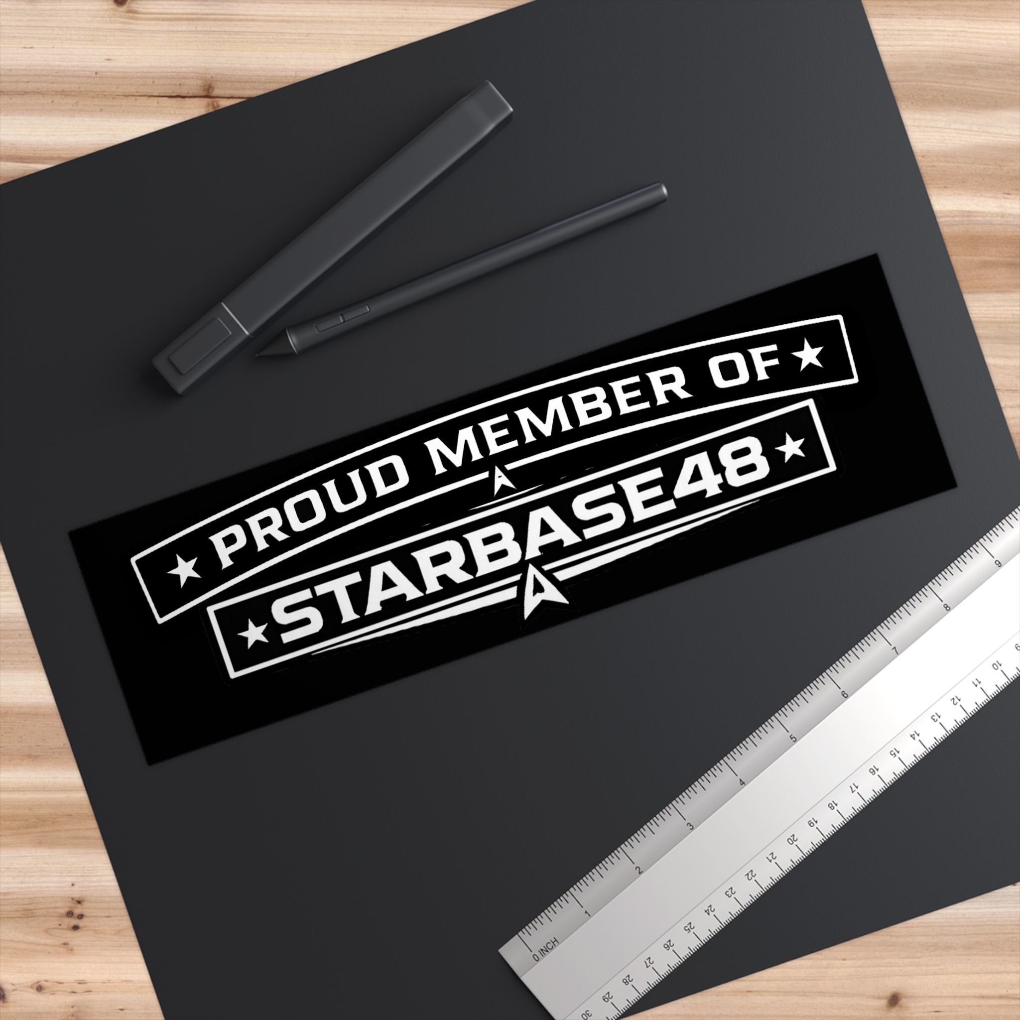 Proud Member of Starbase48 Bumper Sticker — Sci‑Fi Fan Car Decal - Image 6