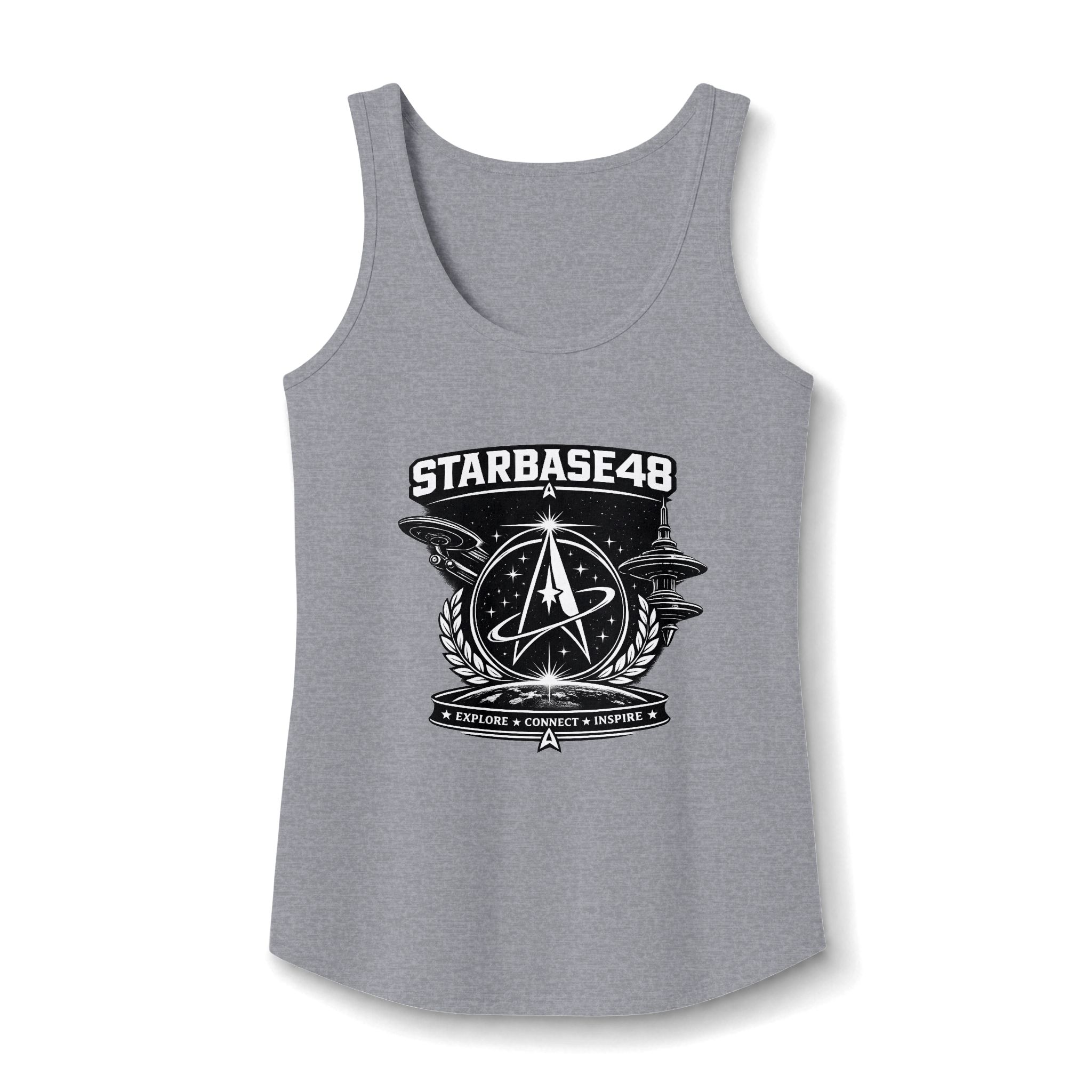Starbase48 Vintage Space Crest Tank Top - Image 7