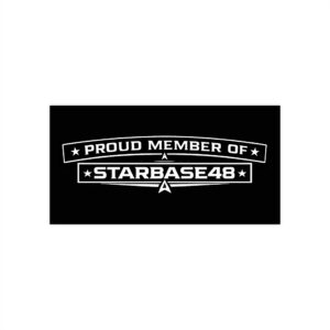 Proud Member of Starbase48 Bumper Sticker — Sci‑Fi Fan Car Decal