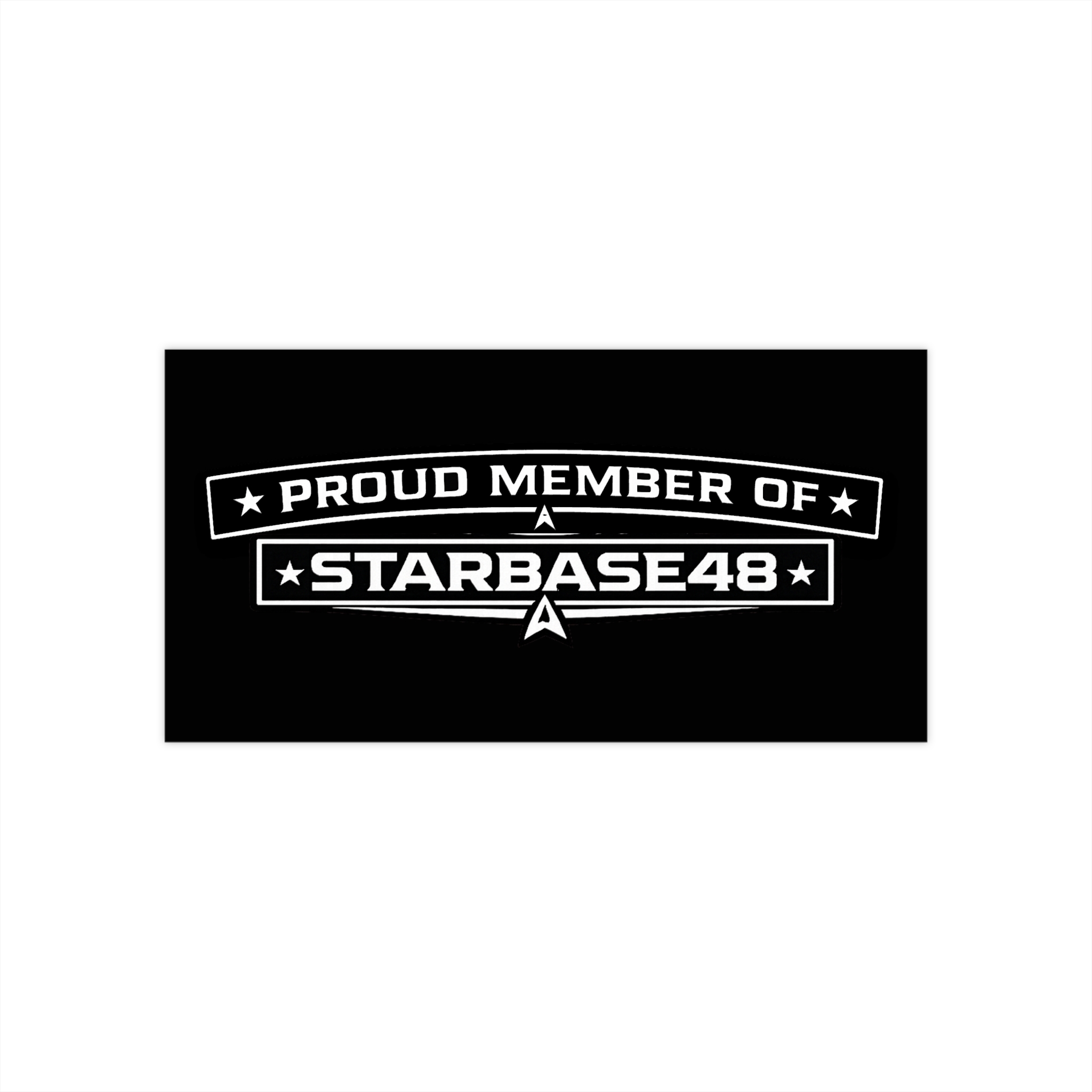 Proud Member of Starbase48 Bumper Sticker — Sci‑Fi Fan Car Decal