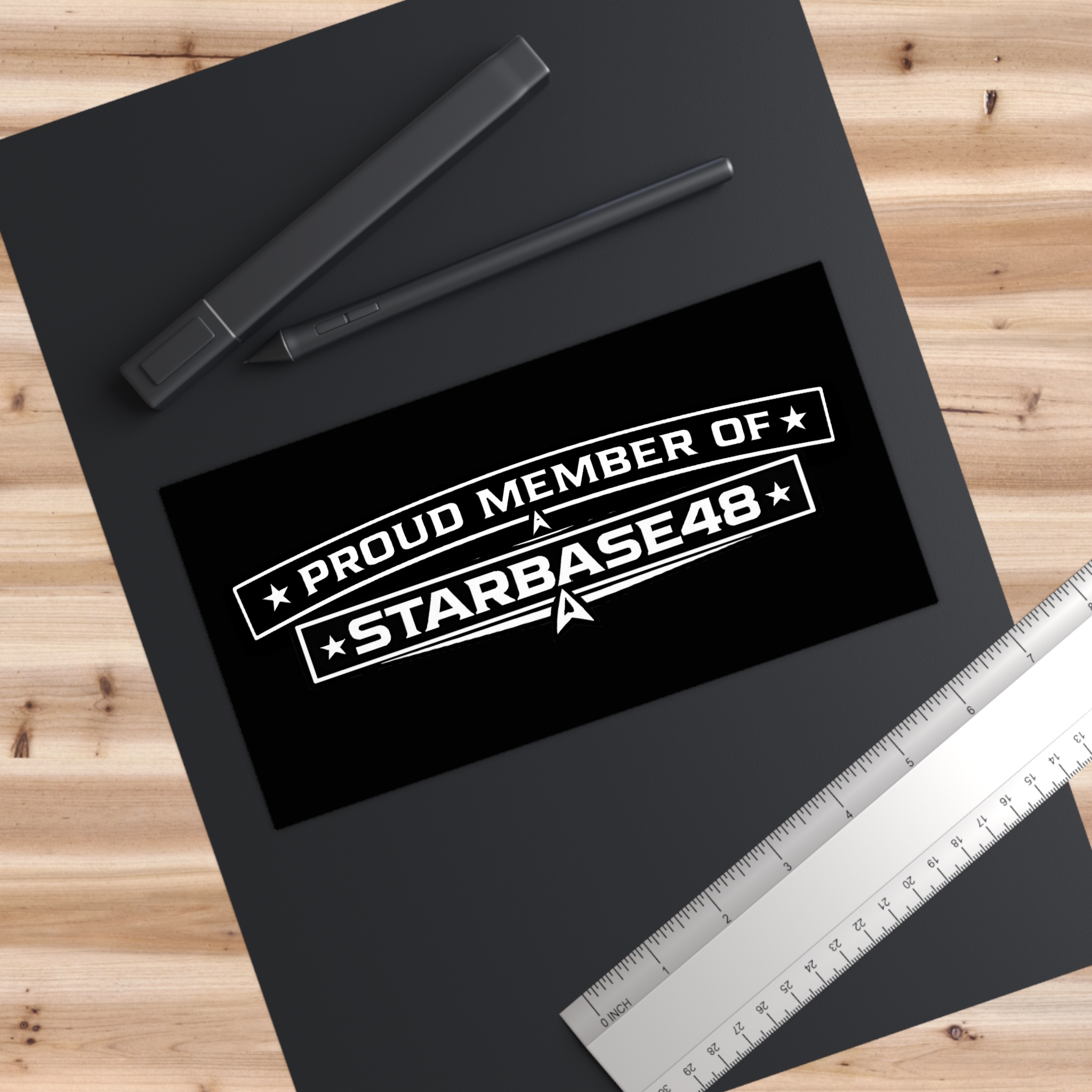 Proud Member of Starbase48 Bumper Sticker — Sci‑Fi Fan Car Decal - Image 3