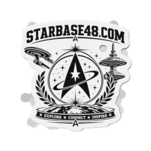 Die-Cut Magnet — STARBASE48.com Emblem: Explore • Connect • Inspire