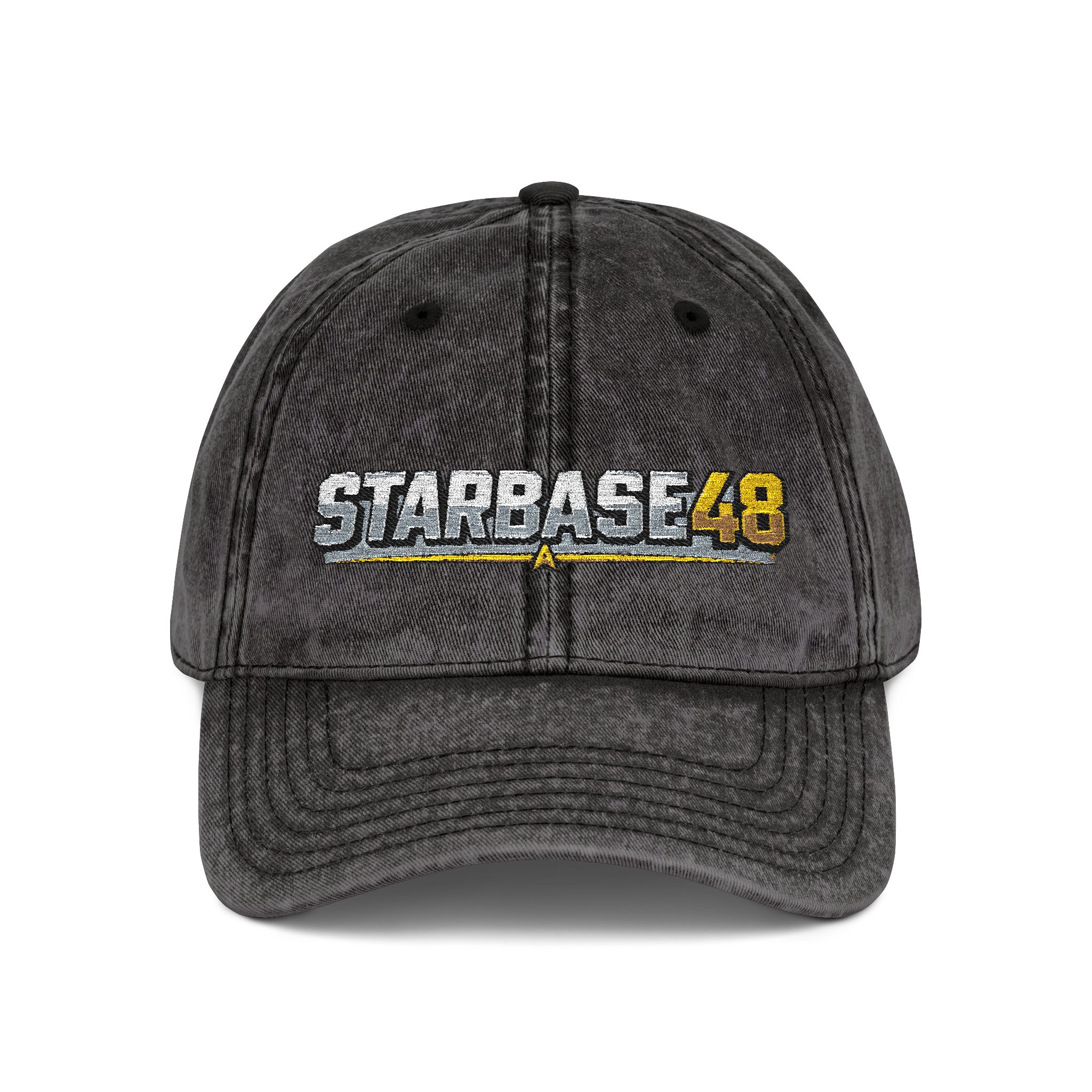 Vintage Embroidered Cap — STARBASE 48 Retro Washed Baseball Hat - Image 5
