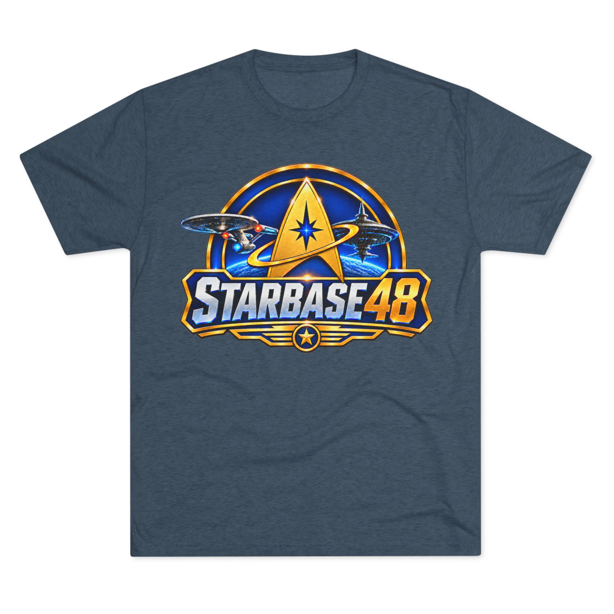 Starbase 48 Logo Tee — Retro Space Exploration T‑Shirt - Image 2