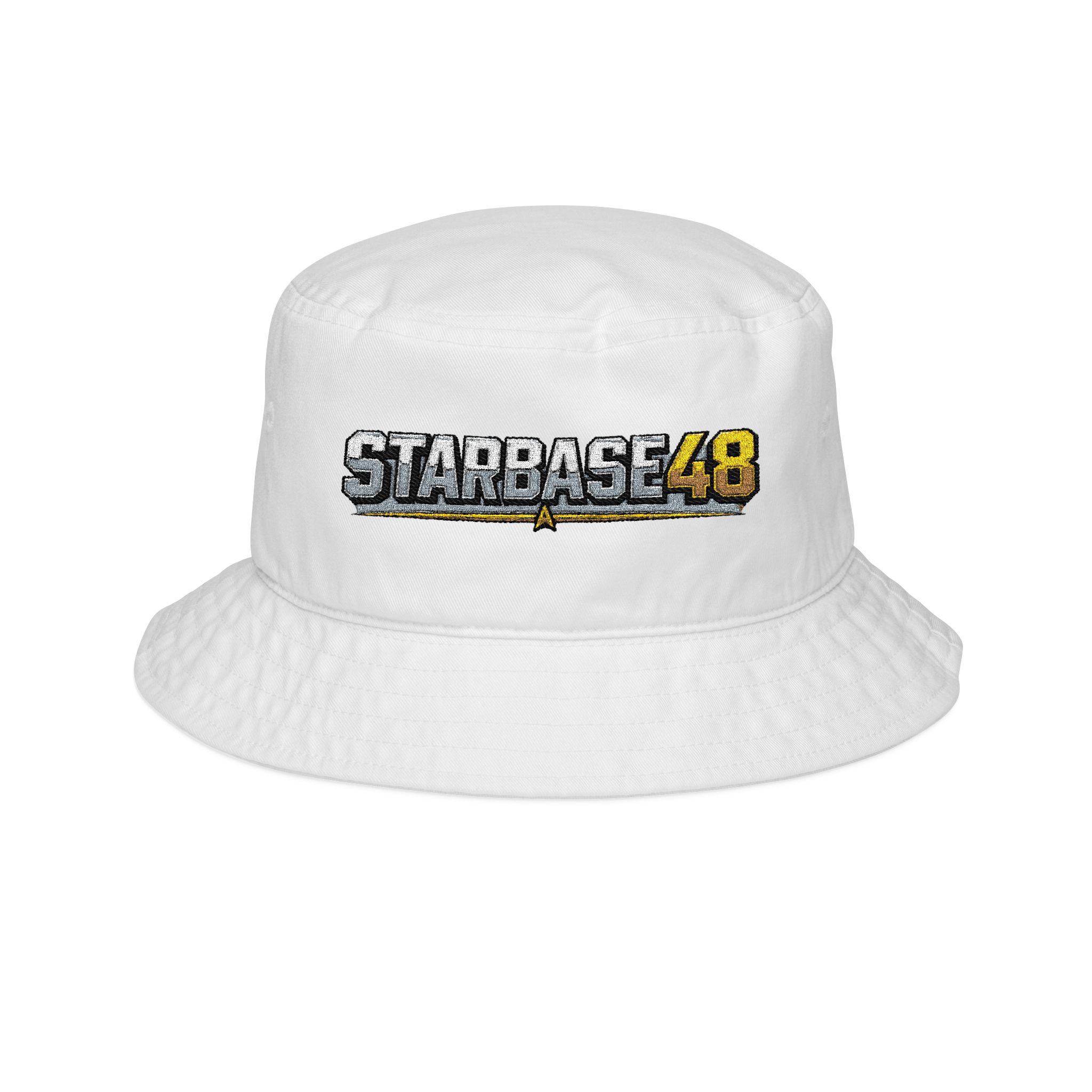 Starbase 48 Bucket Hat — Retro Space Logo Hat - Image 2