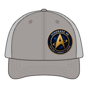 Starbase 48 Trucker Cap — Space Mission Logo Mesh Back Hat