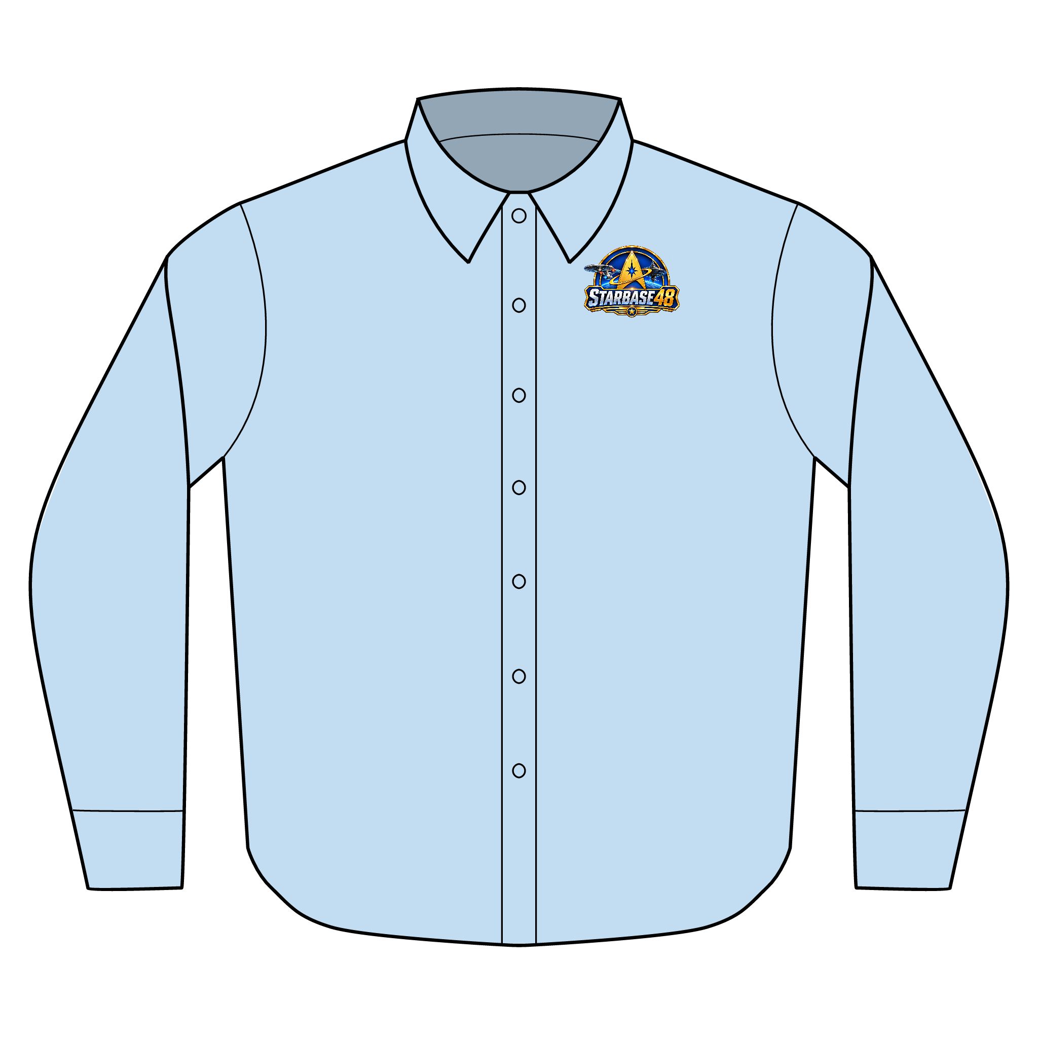 Oxford Shirt — Embroidered 'SCHOOLLEAD' Crest Long Sleeve - Image 9