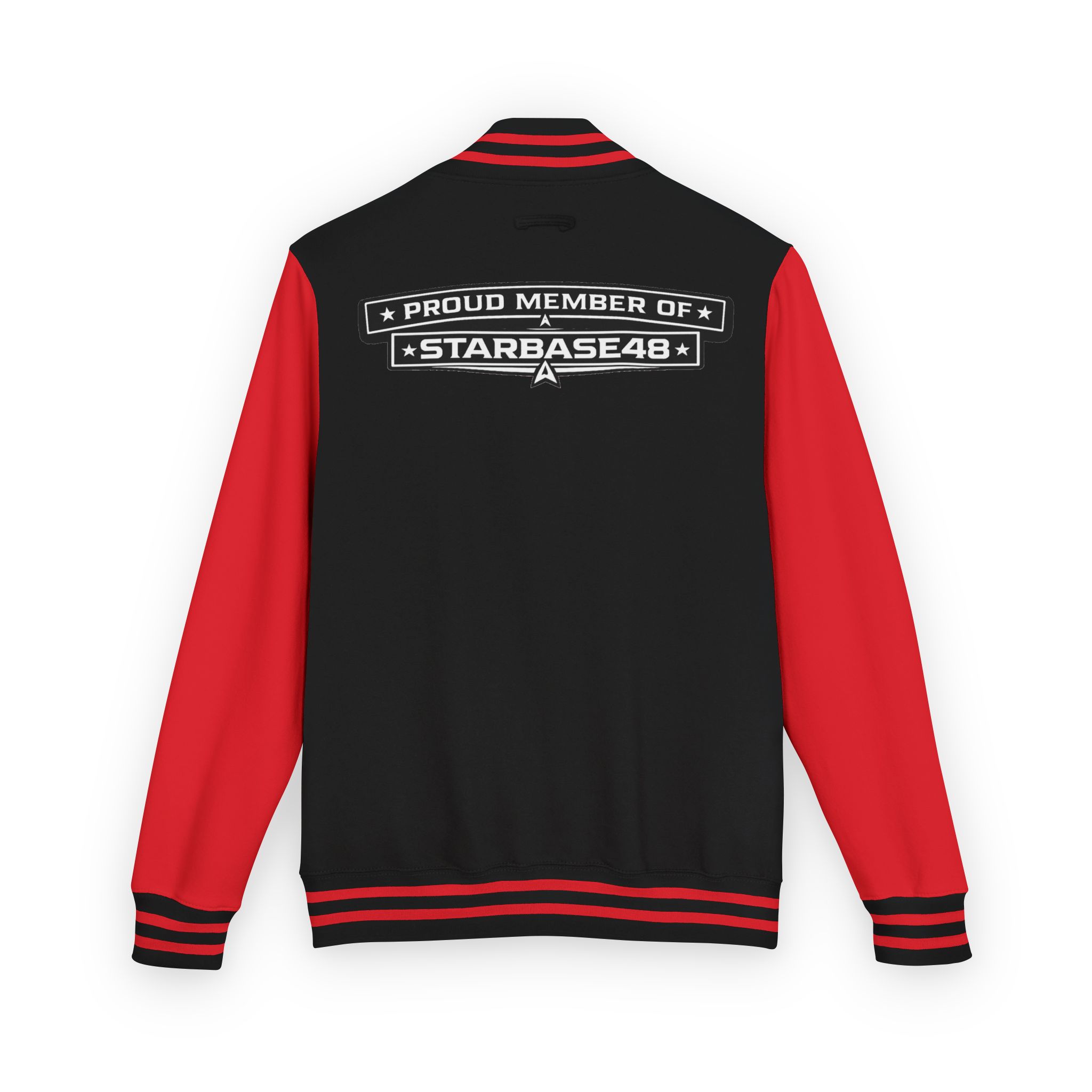 Letterman Jacket — "Proud Member of STARBASE48" Varsity Jacket - Image 46