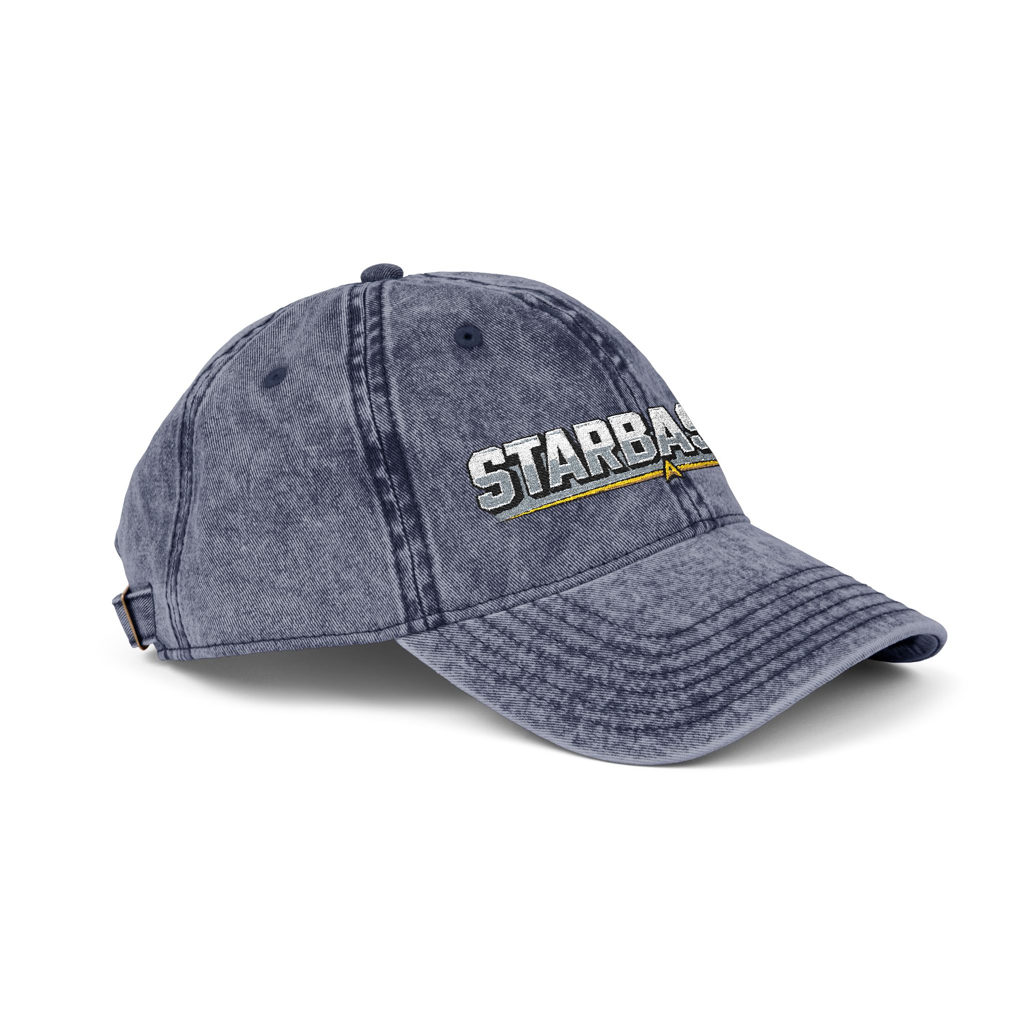 Vintage Embroidered Cap — STARBASE 48 Retro Washed Baseball Hat - Image 10