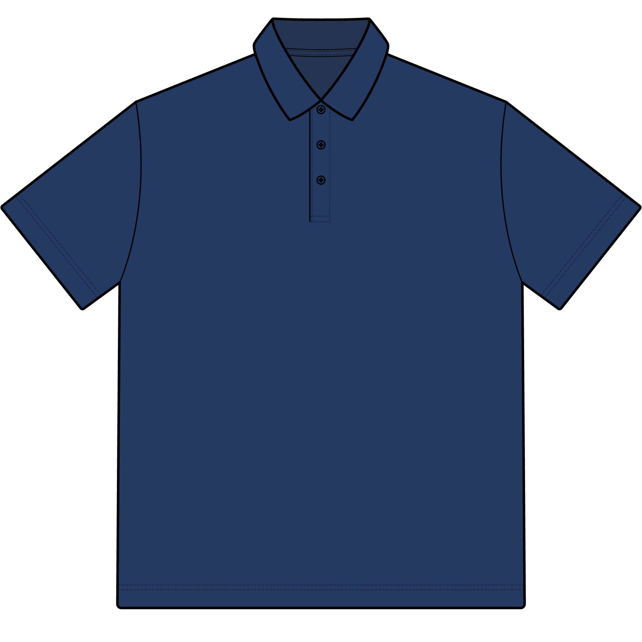 Eclipse Stretch Polo — Embroidered Starbase 49 Logo Performance Shirt - Image 2