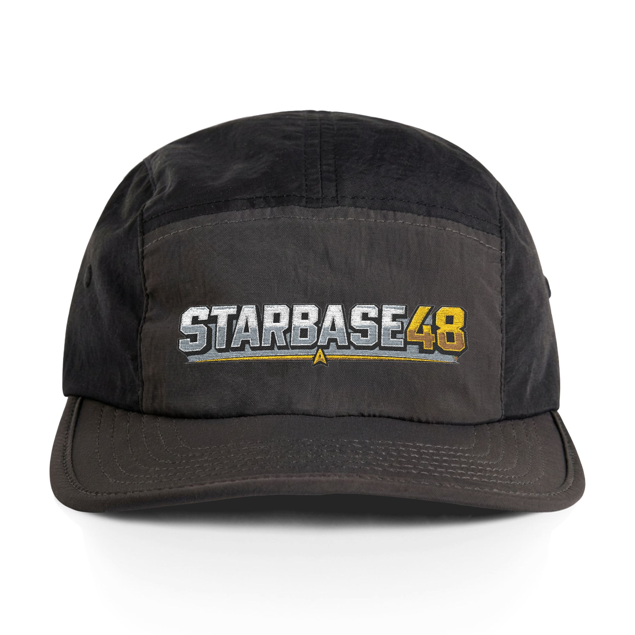 Starbase 48 Embroidered Two-Tone Nylon Cap — Retro Space Logo Hat