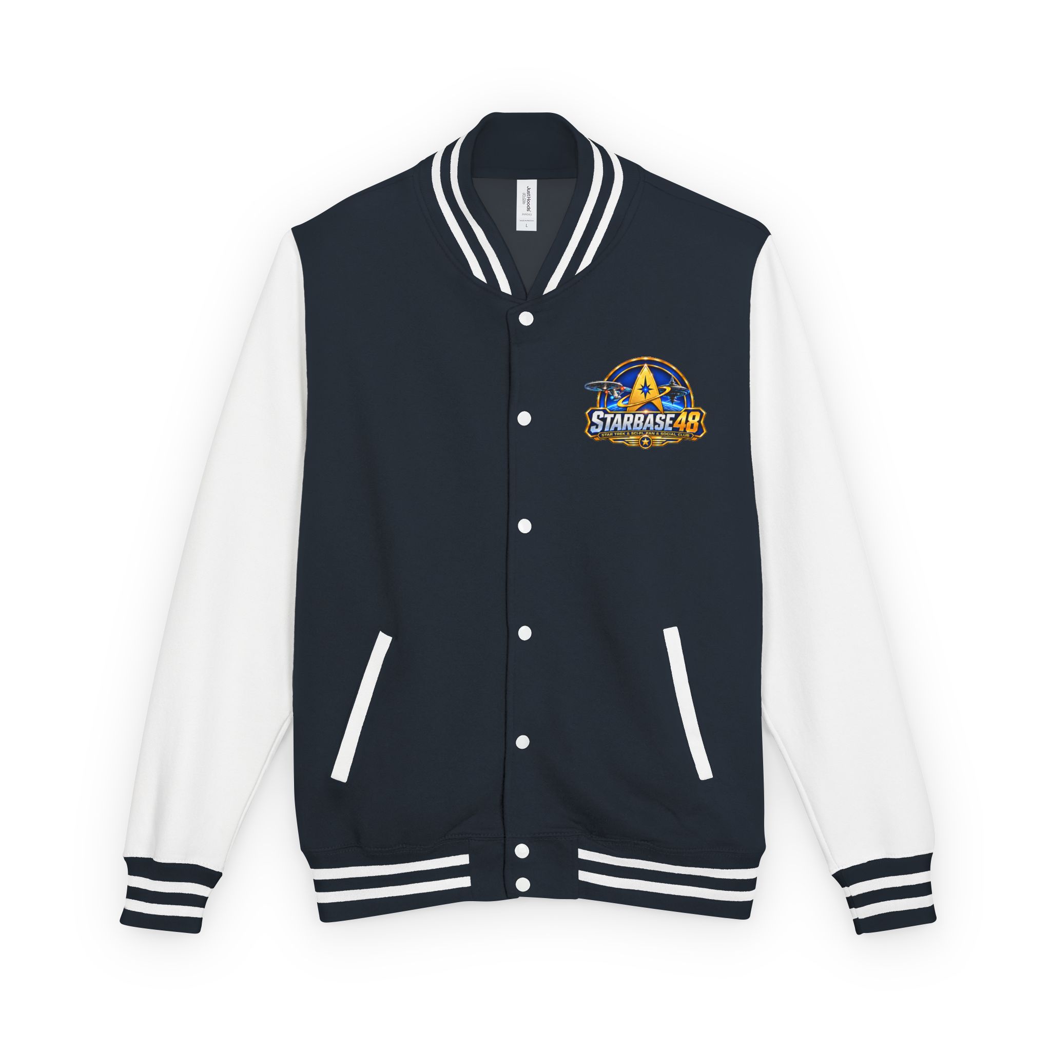 Letterman Jacket — "Proud Member of STARBASE48" Varsity Jacket - Image 37