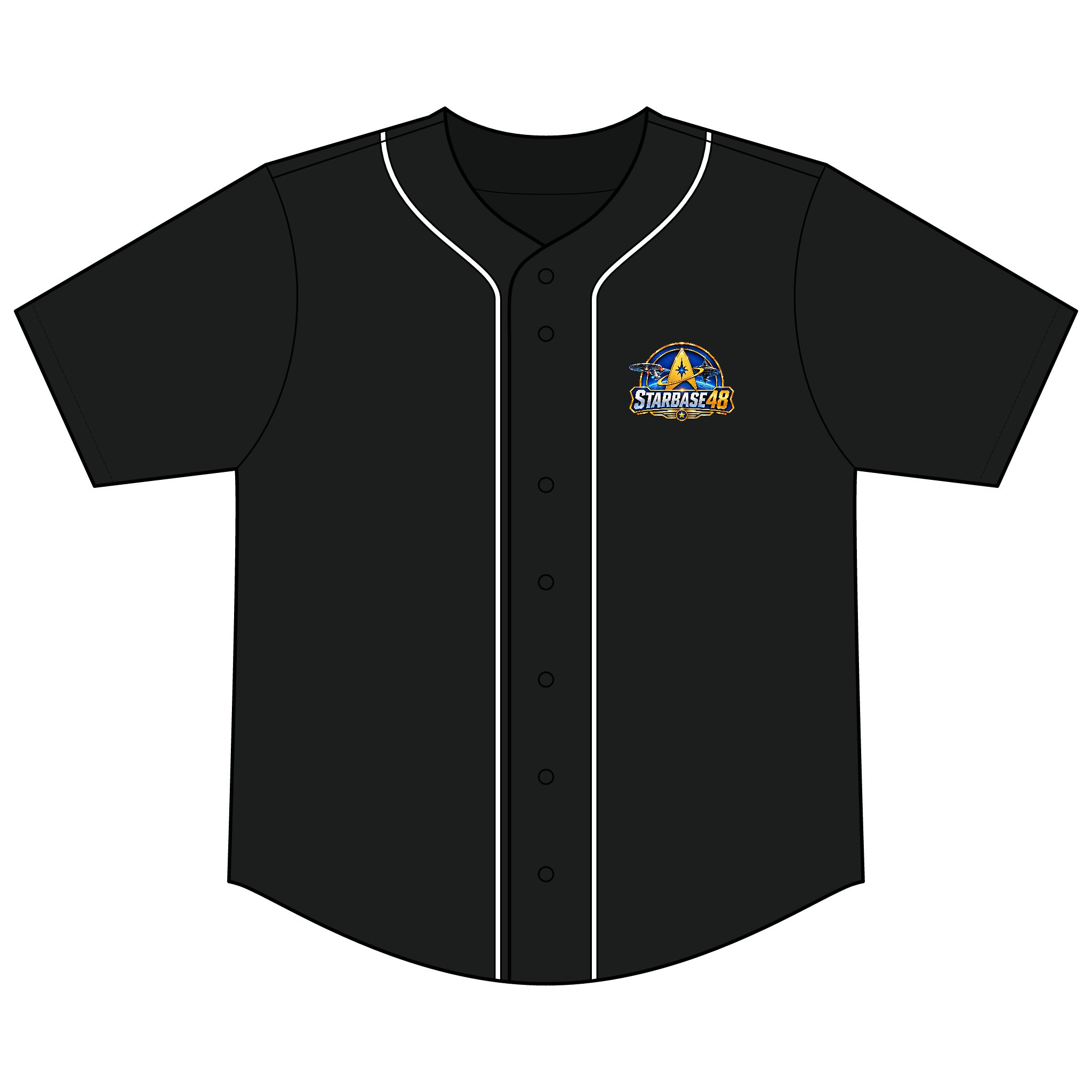 Baseball Jersey — “Proud Member of STARBASE 48” Short-Sleeve Button-Up - Image 2