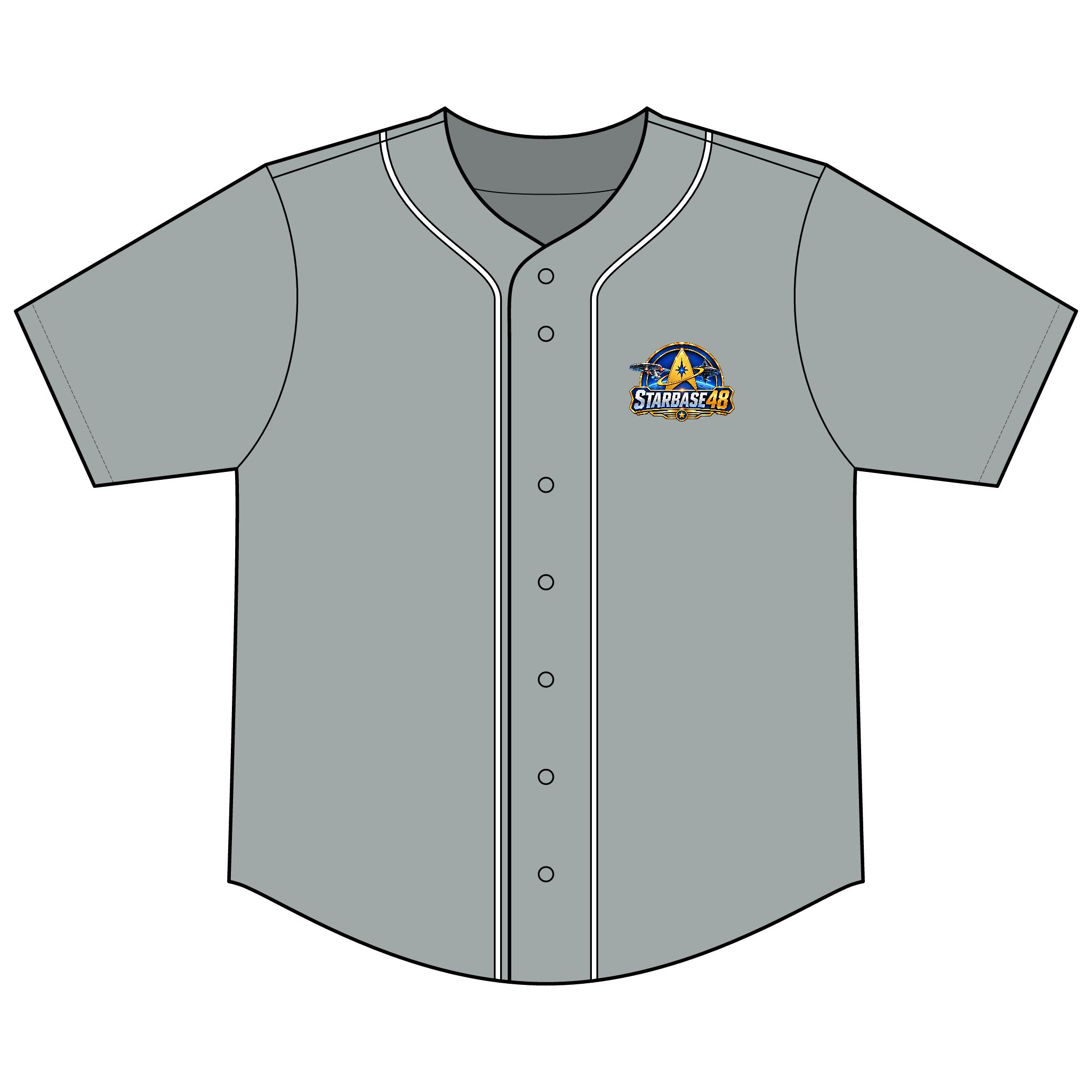 Baseball Jersey — “Proud Member of STARBASE 48” Short-Sleeve Button-Up - Image 6