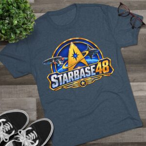 Starbase 48 Logo Tee — Retro Space Exploration T‑Shirt