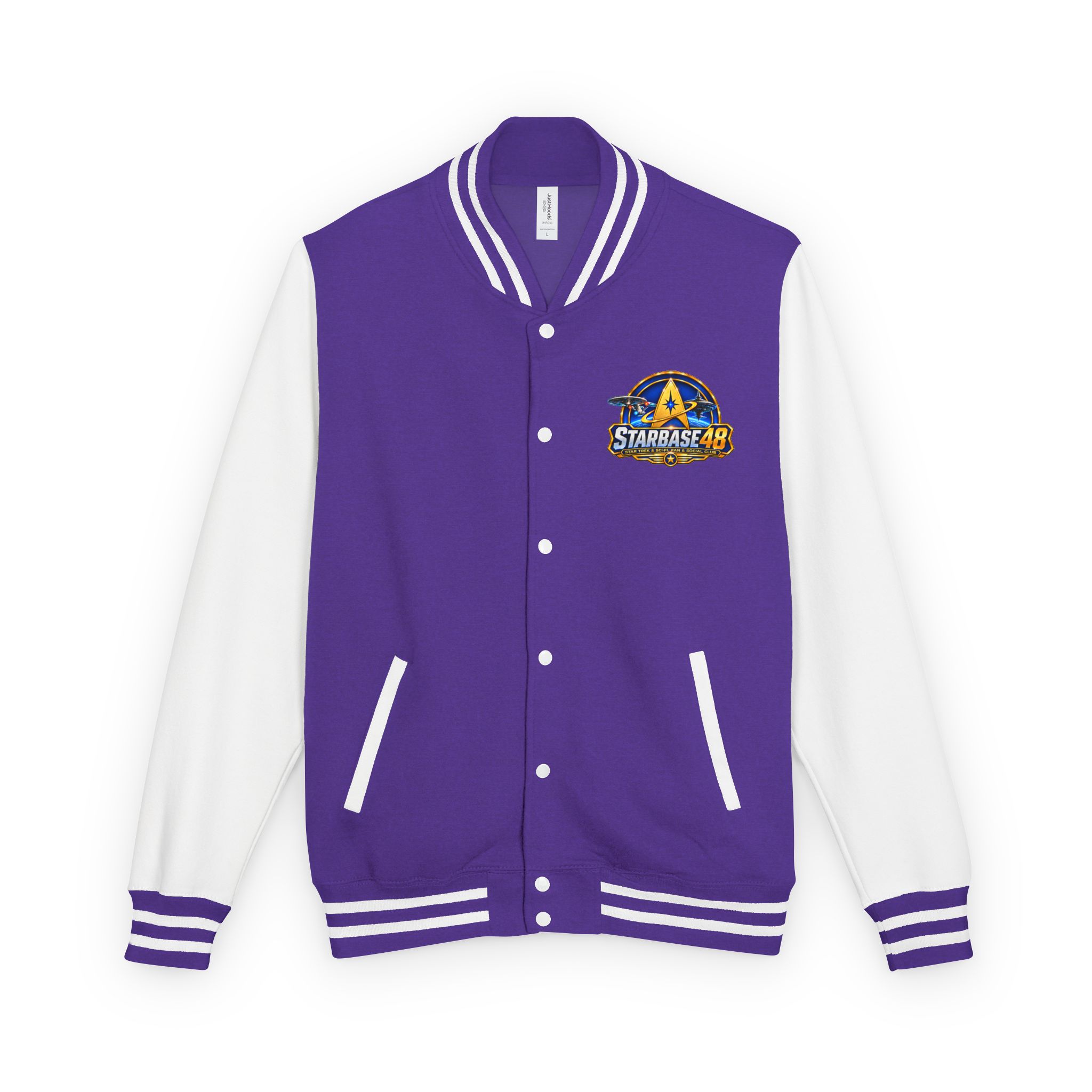 Letterman Jacket — "Proud Member of STARBASE48" Varsity Jacket - Image 17