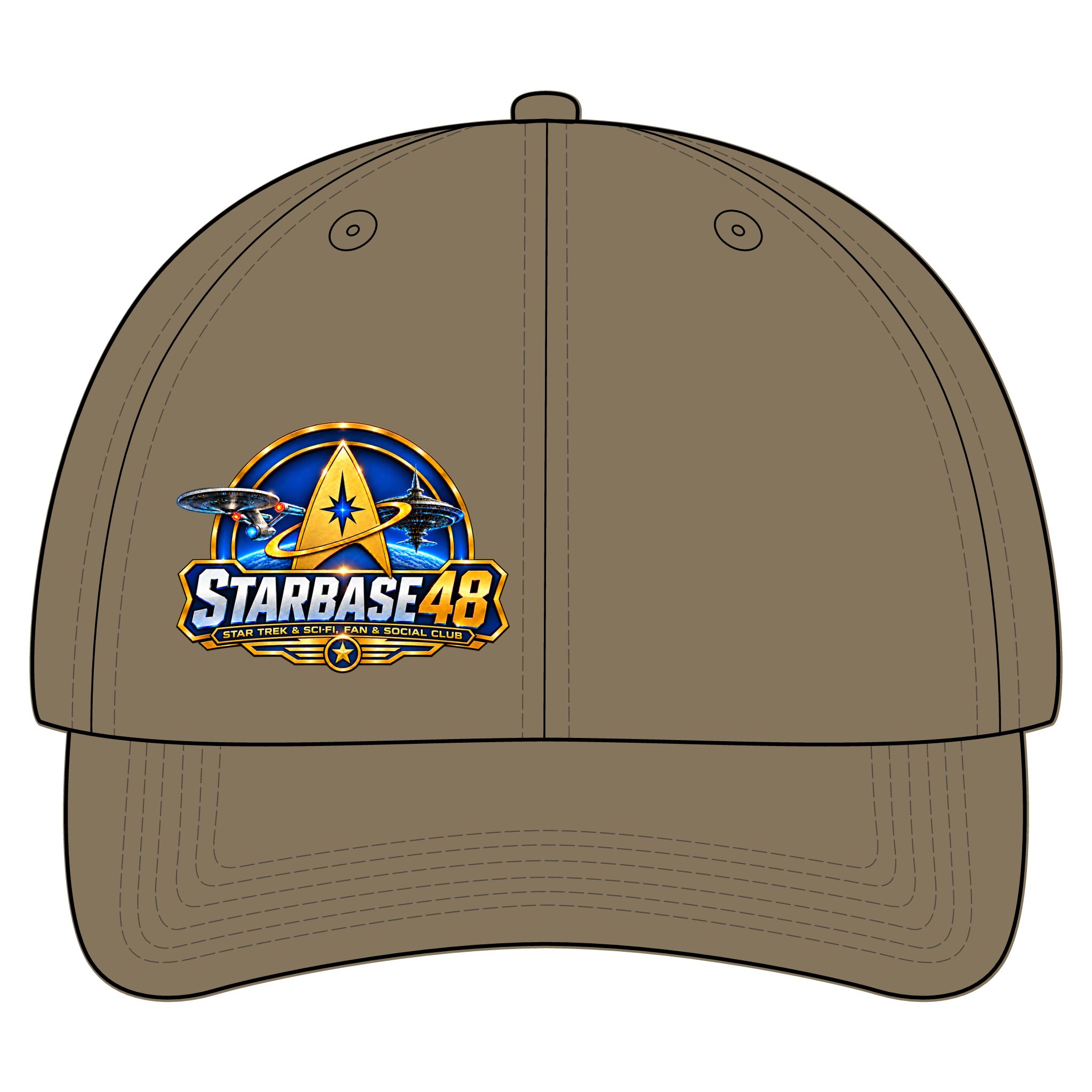 Camouflage Cap — 'Let's Boldly Get the Hell Out of Here' Military Style Hat - Image 3