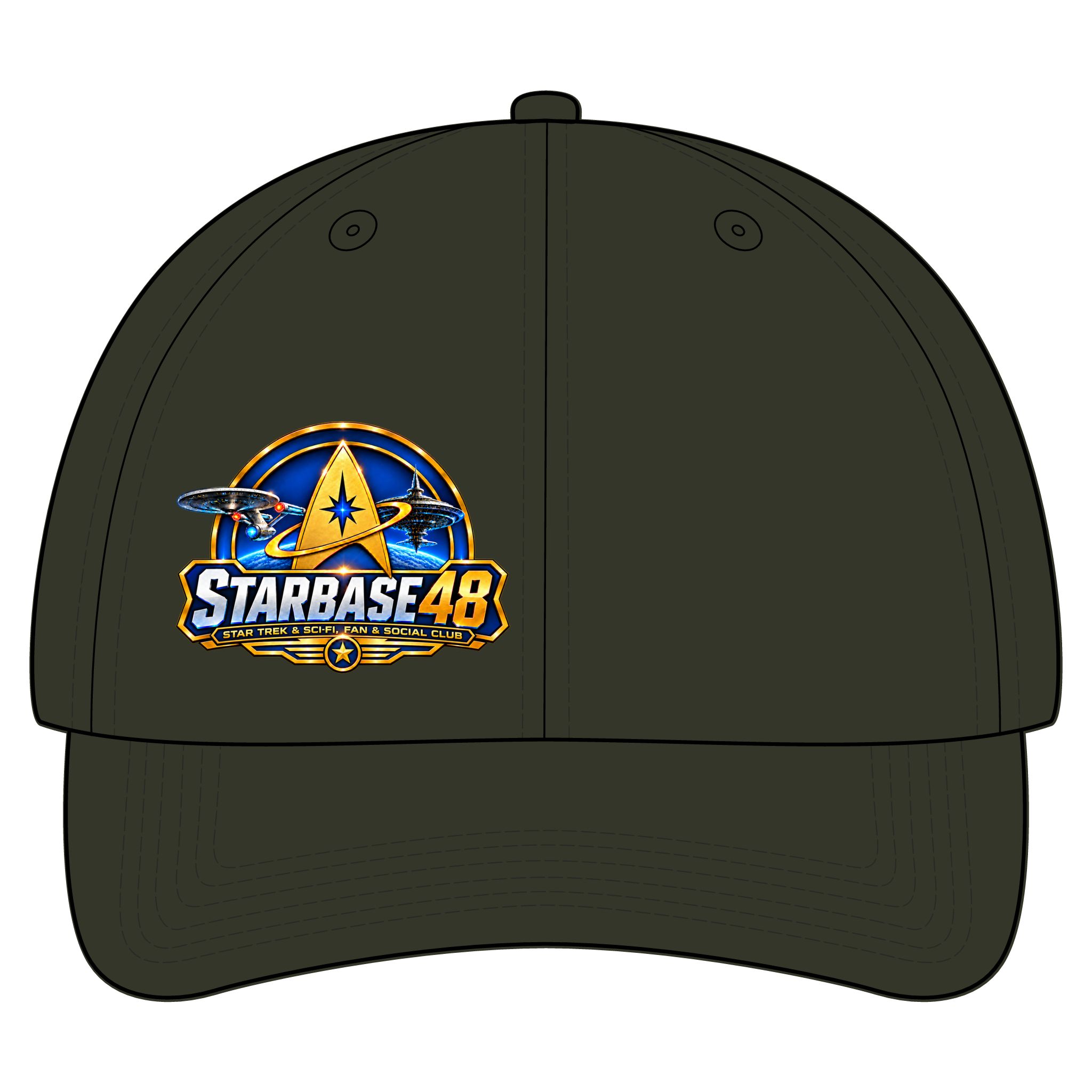 Camouflage Cap — 'Let's Boldly Get the Hell Out of Here' Military Style Hat - Image 6