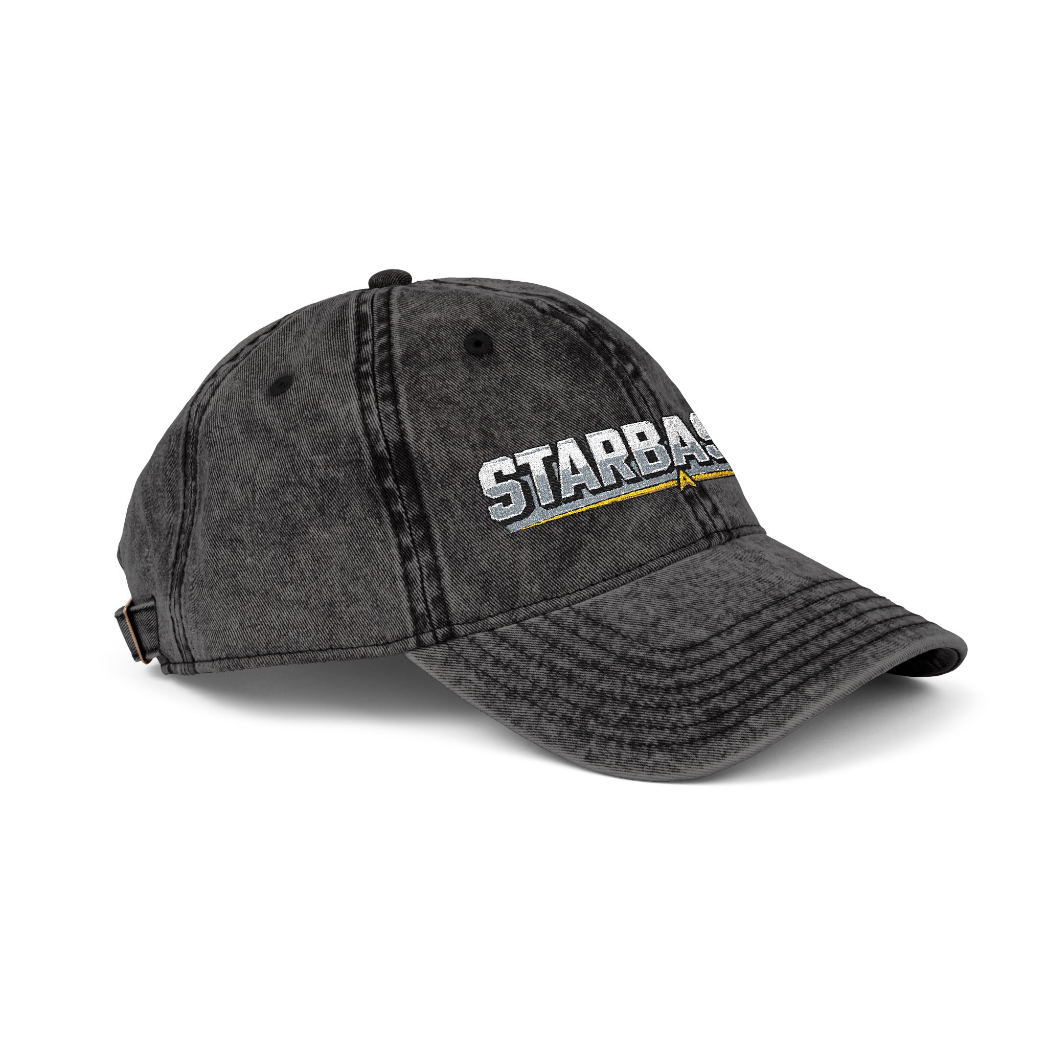 Vintage Embroidered Cap — STARBASE 48 Retro Washed Baseball Hat - Image 6