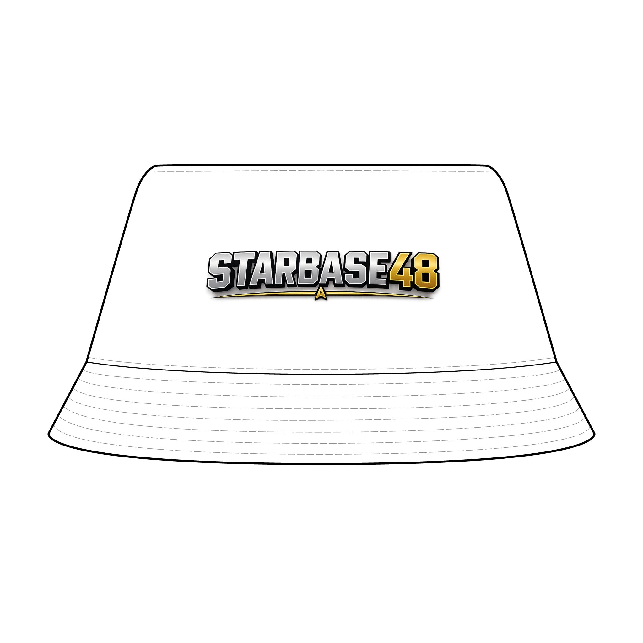 Starbase48 Logo Bucket Hat — Sustainable Recycled Fabric Sun Hat - Image 2