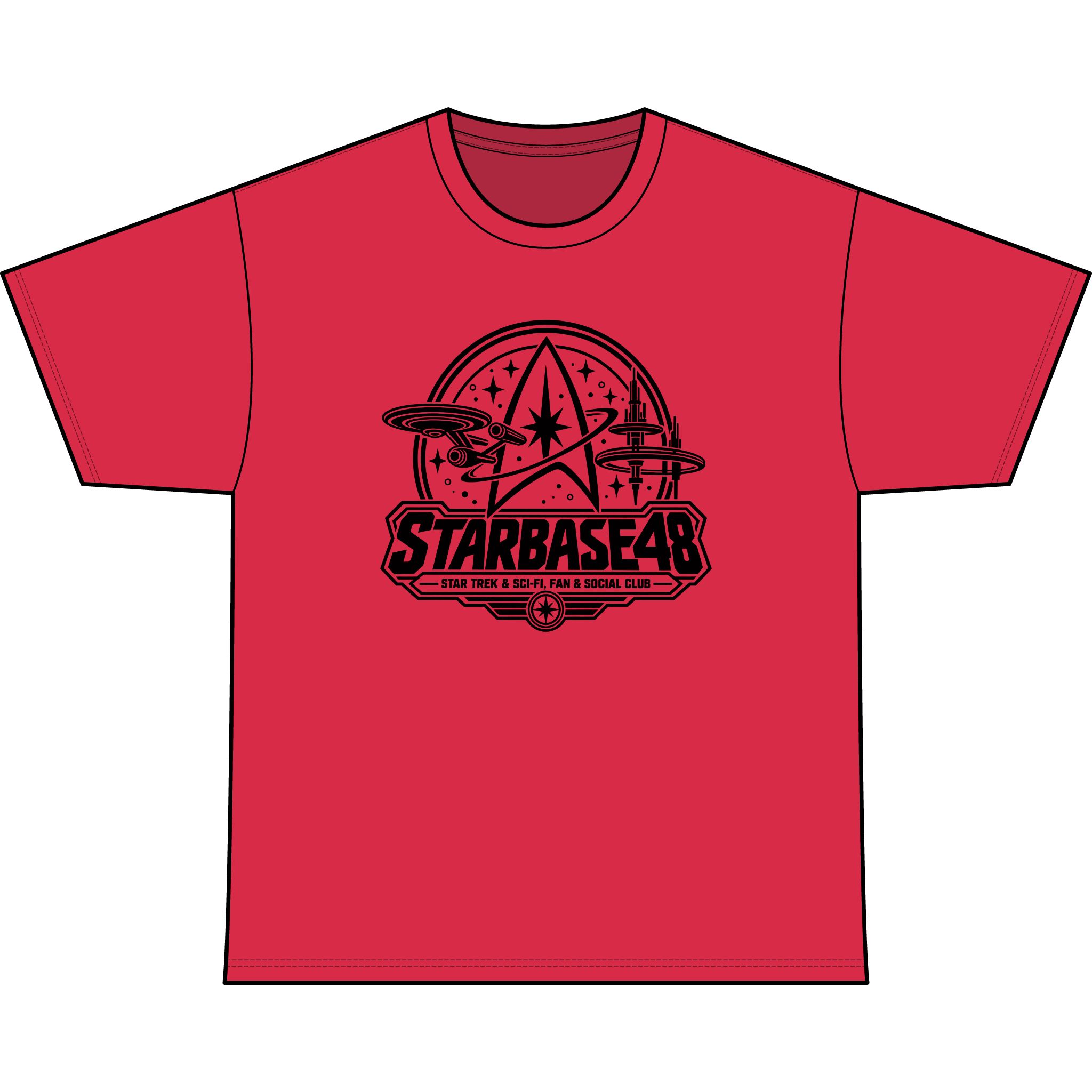 Starbase 48 Retro Sci‑Fi T-Shirt — Military Green Graphic Tee - Image 21