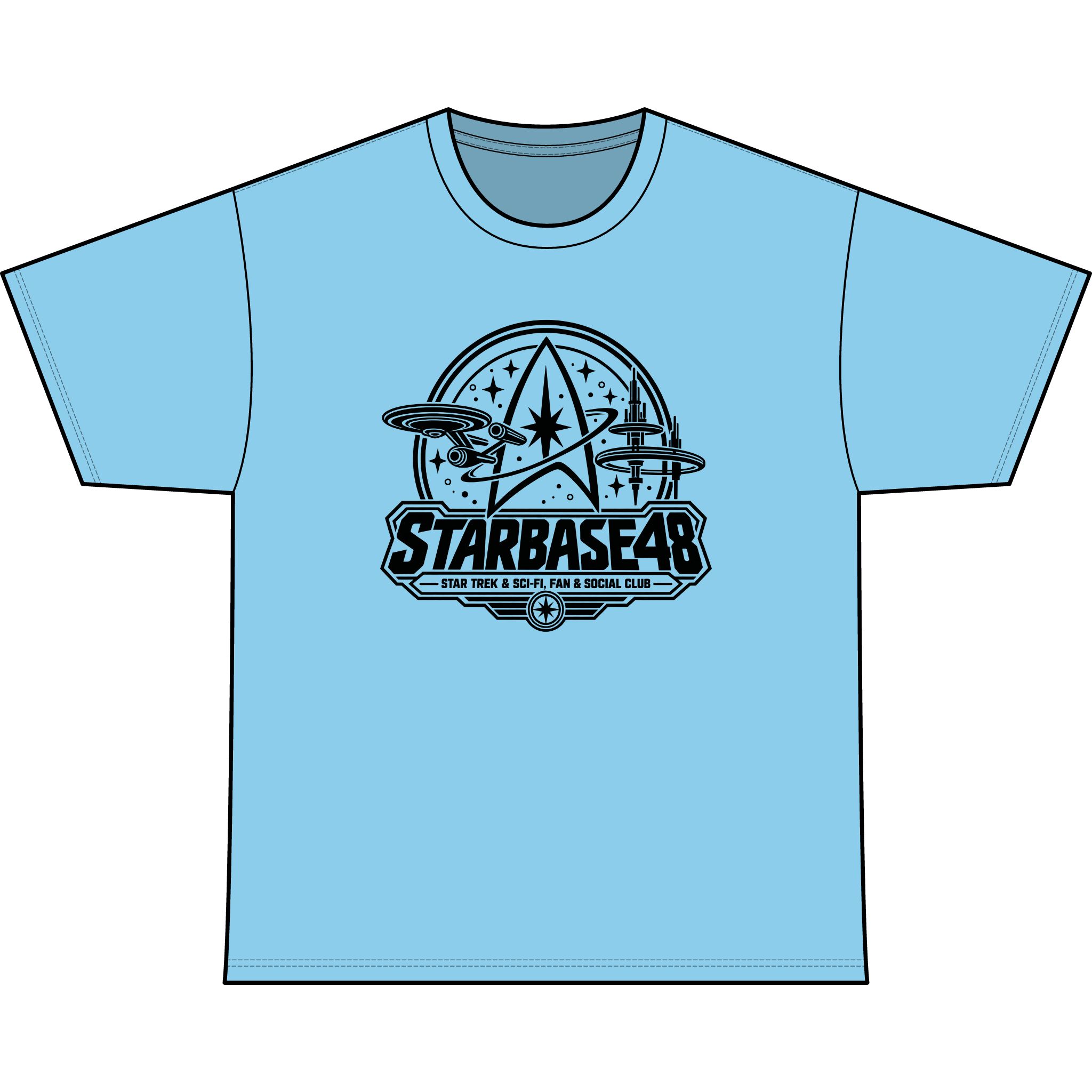 Starbase 48 Retro Sci‑Fi T-Shirt — Military Green Graphic Tee - Image 9