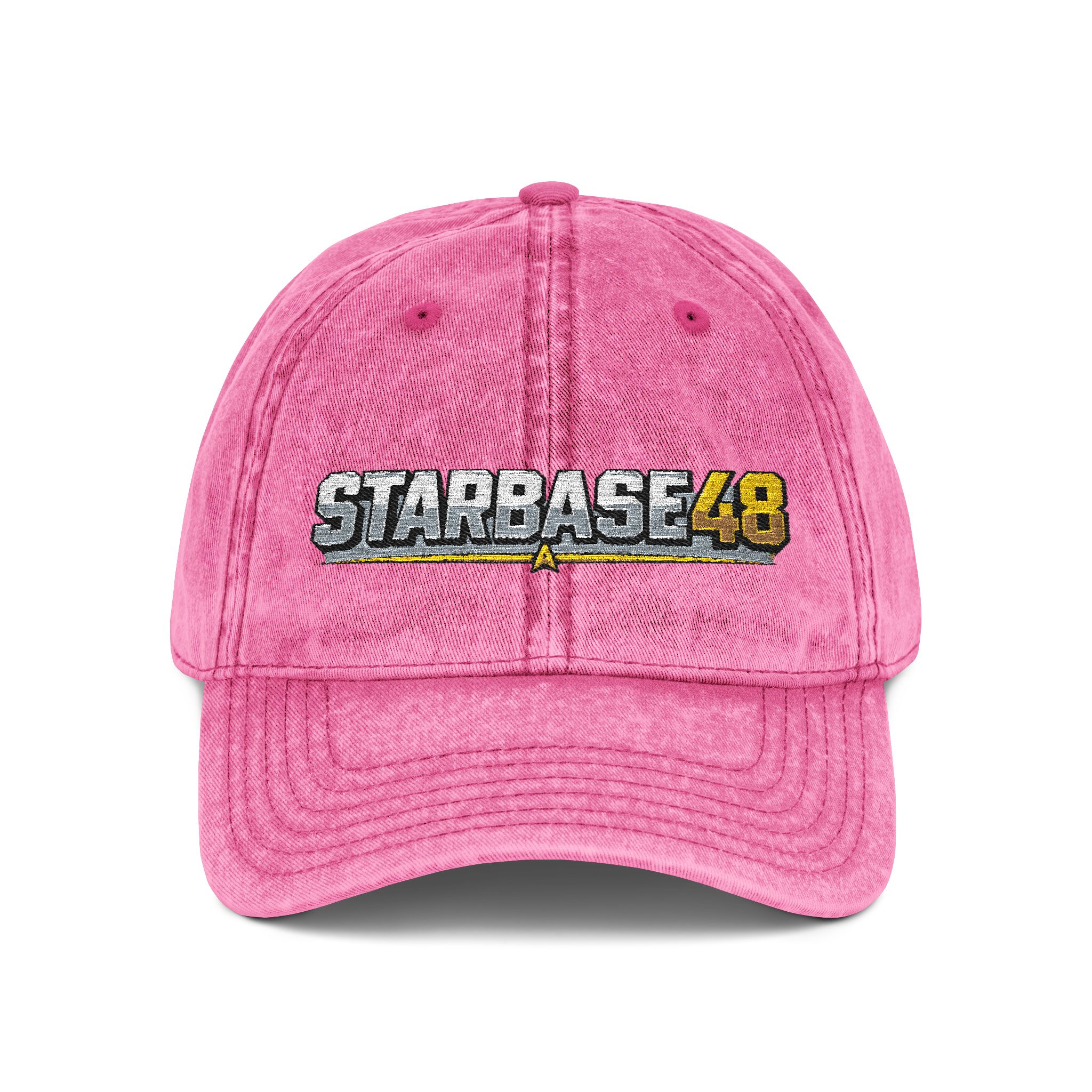 Vintage Embroidered Cap — STARBASE 48 Retro Washed Baseball Hat - Image 13