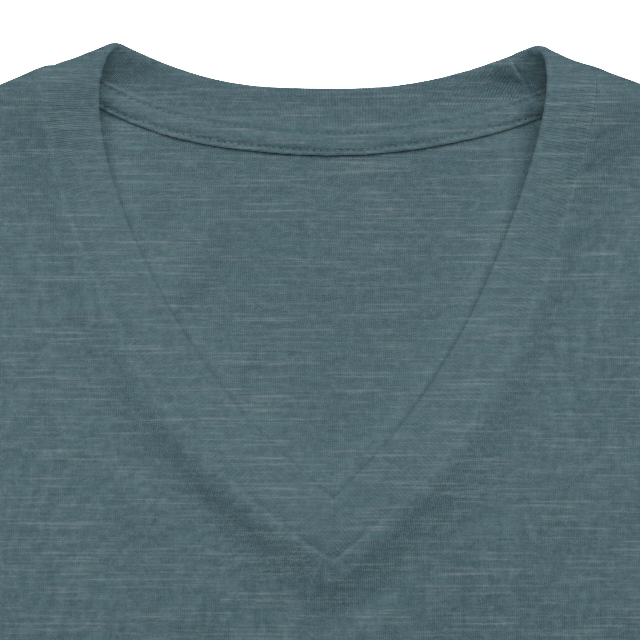 Starbase 48 Women's V‑Neck Tee — Retro Space Patch Graphic - Image 2