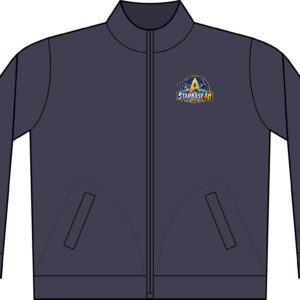 Embroidered Crest Full-Zip Jacket
