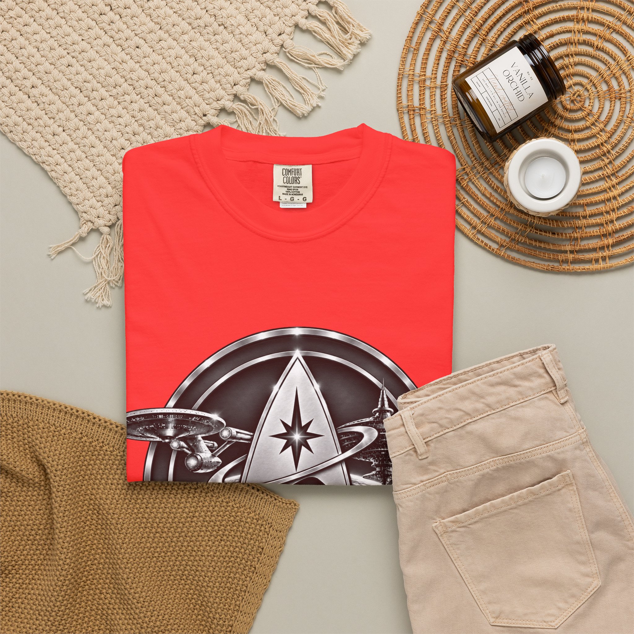 Starbase 48 Graphic T‑Shirt — Starfleet Space Logo Tee - Image 8