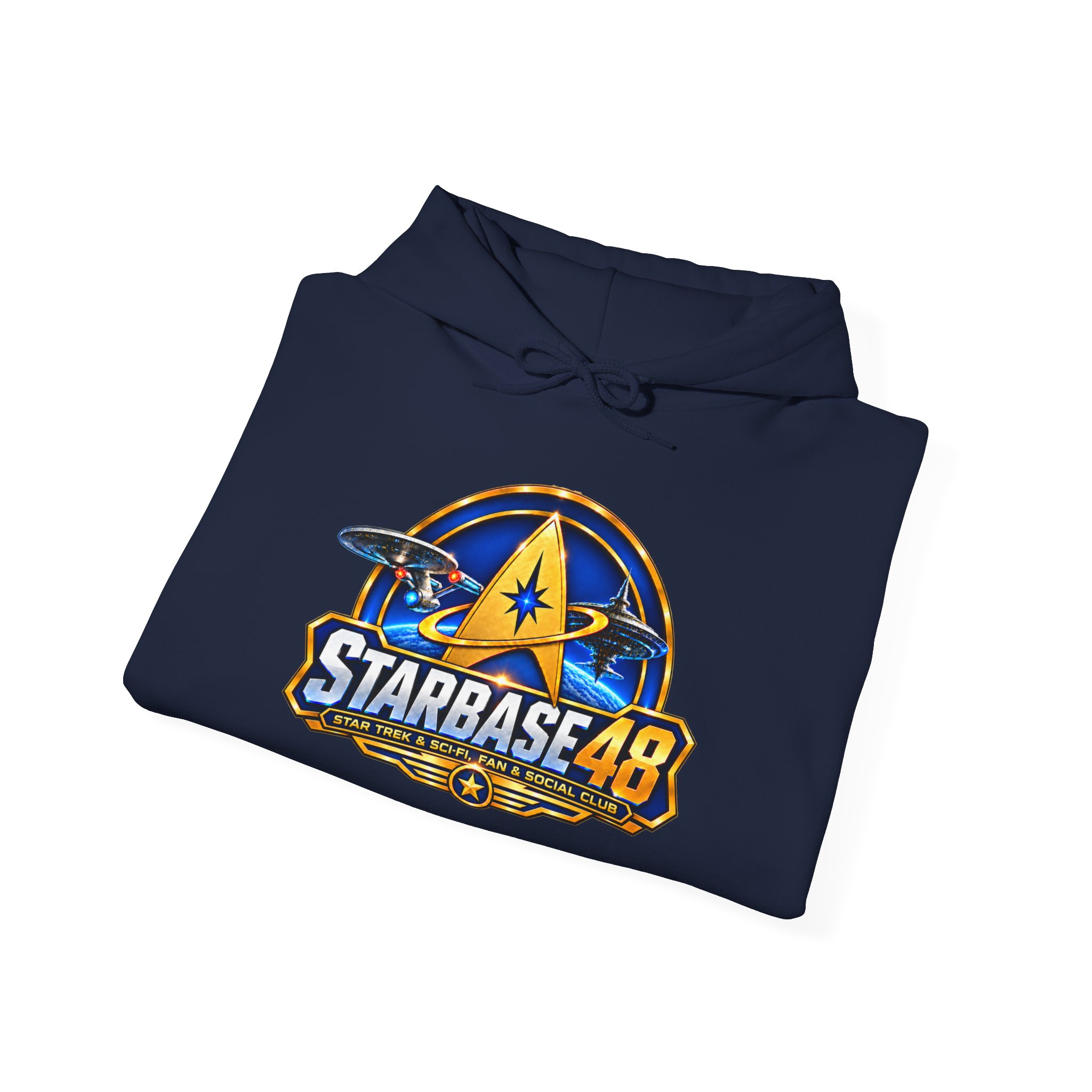 Starbase 48 Logo Hoodie — Retro Space Gaming Sweatshirt - Image 48