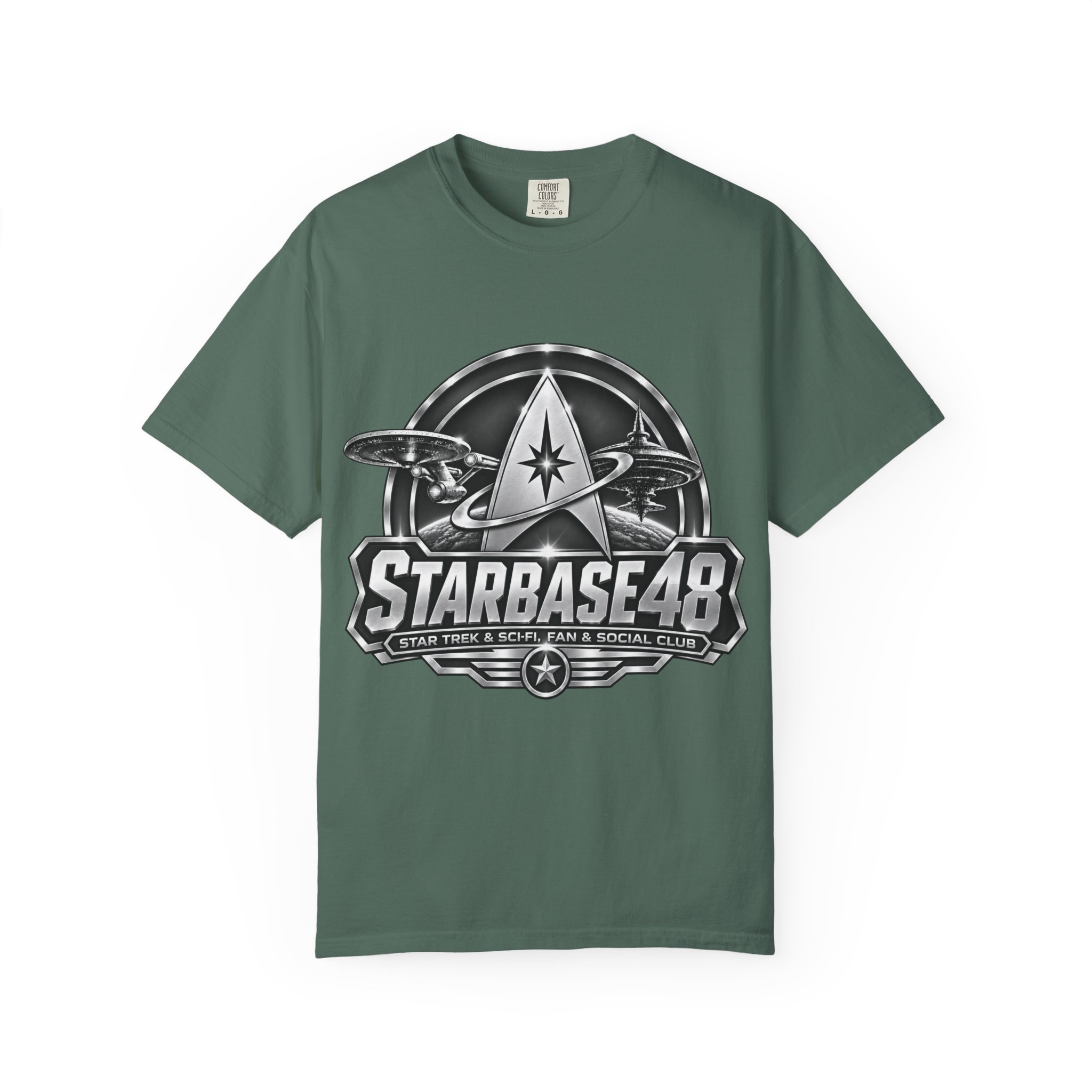Starbase 48 Graphic T-Shirt — Retro Sci‑Fi Space Club Tee - Image 5