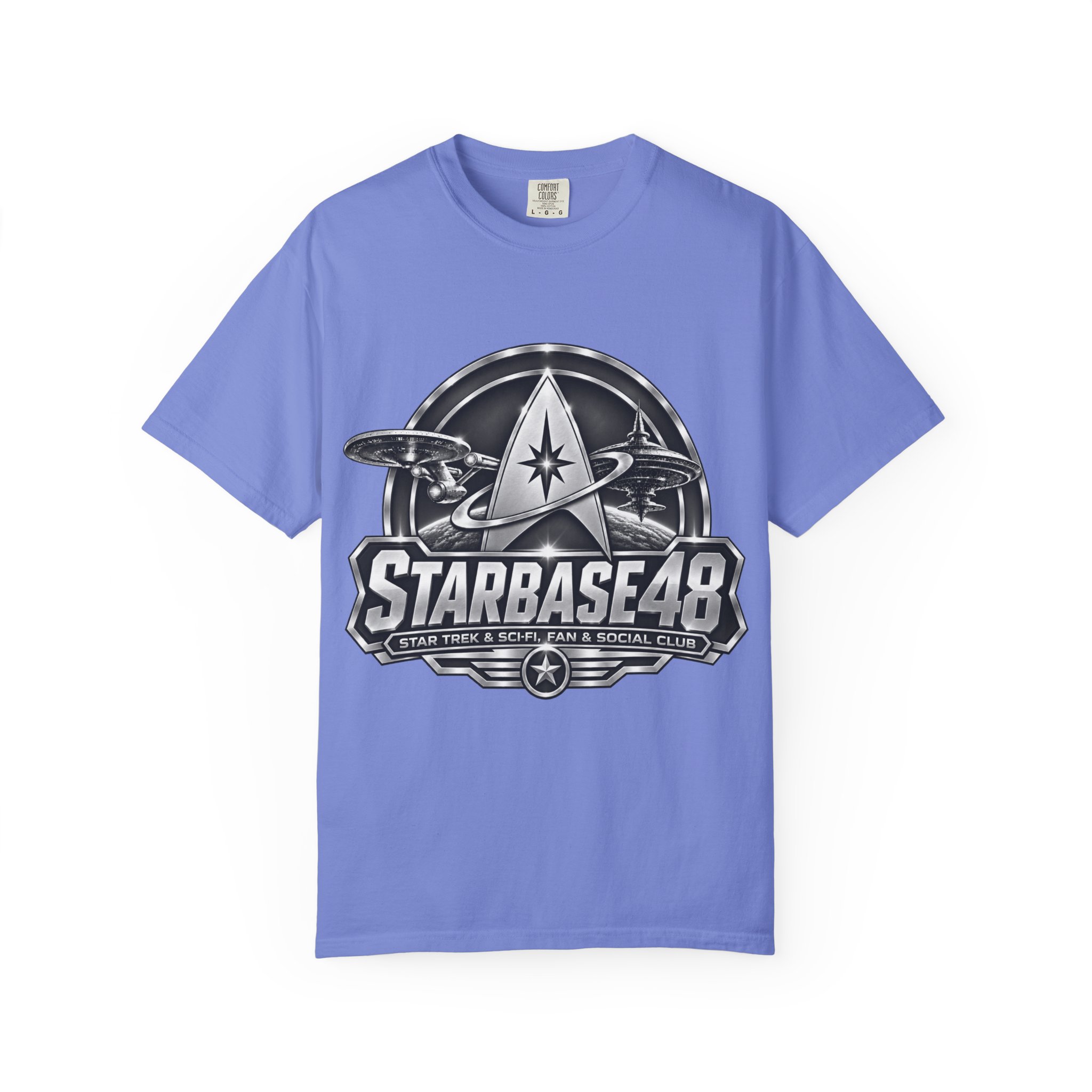 Starbase 48 Graphic T-Shirt — Retro Sci‑Fi Space Club Tee - Image 25