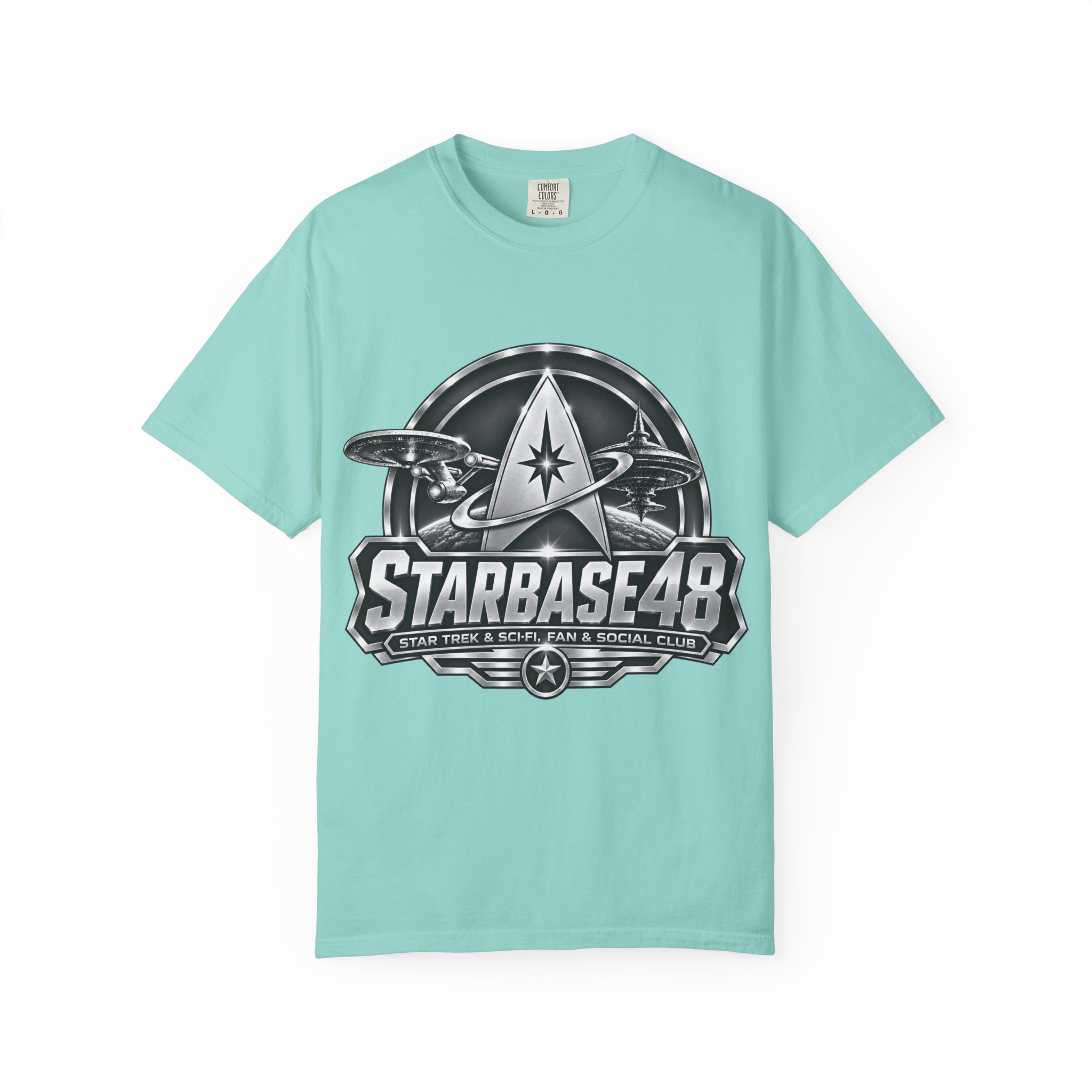 Starbase 48 Graphic T-Shirt — Retro Sci‑Fi Space Club Tee
