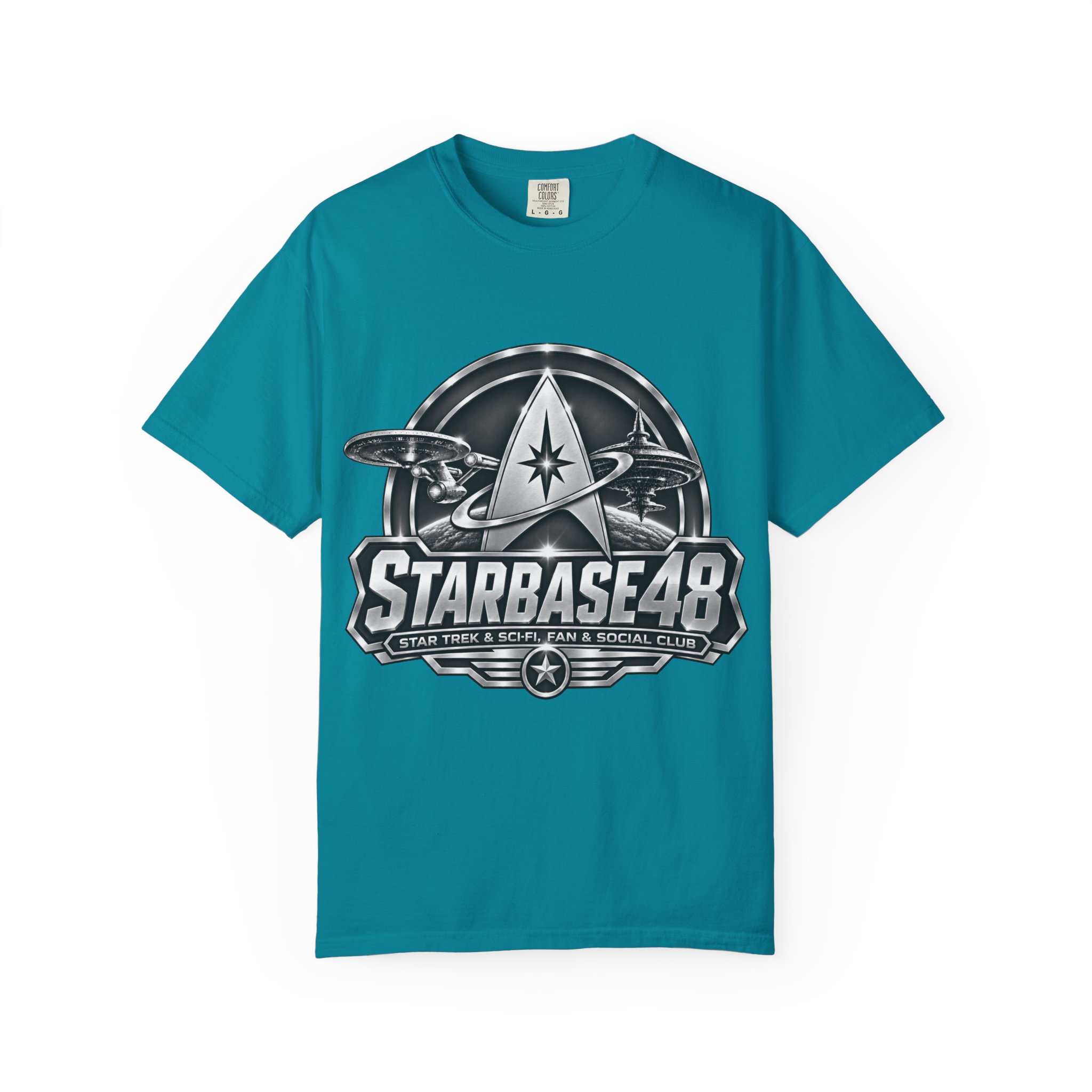Starbase 48 Graphic T-Shirt — Retro Sci‑Fi Space Club Tee - Image 9