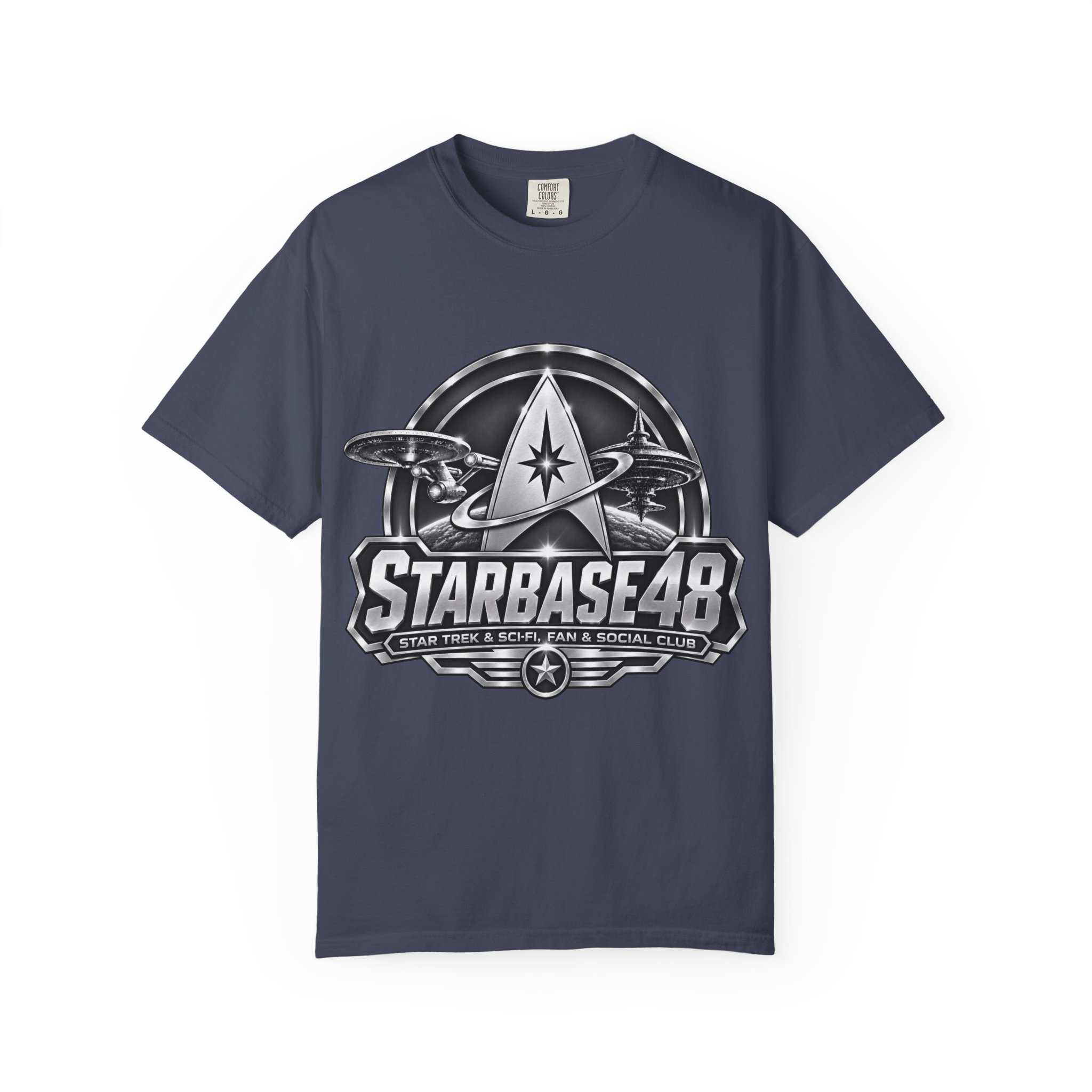 Starbase 48 Graphic T-Shirt — Retro Sci‑Fi Space Club Tee - Image 49