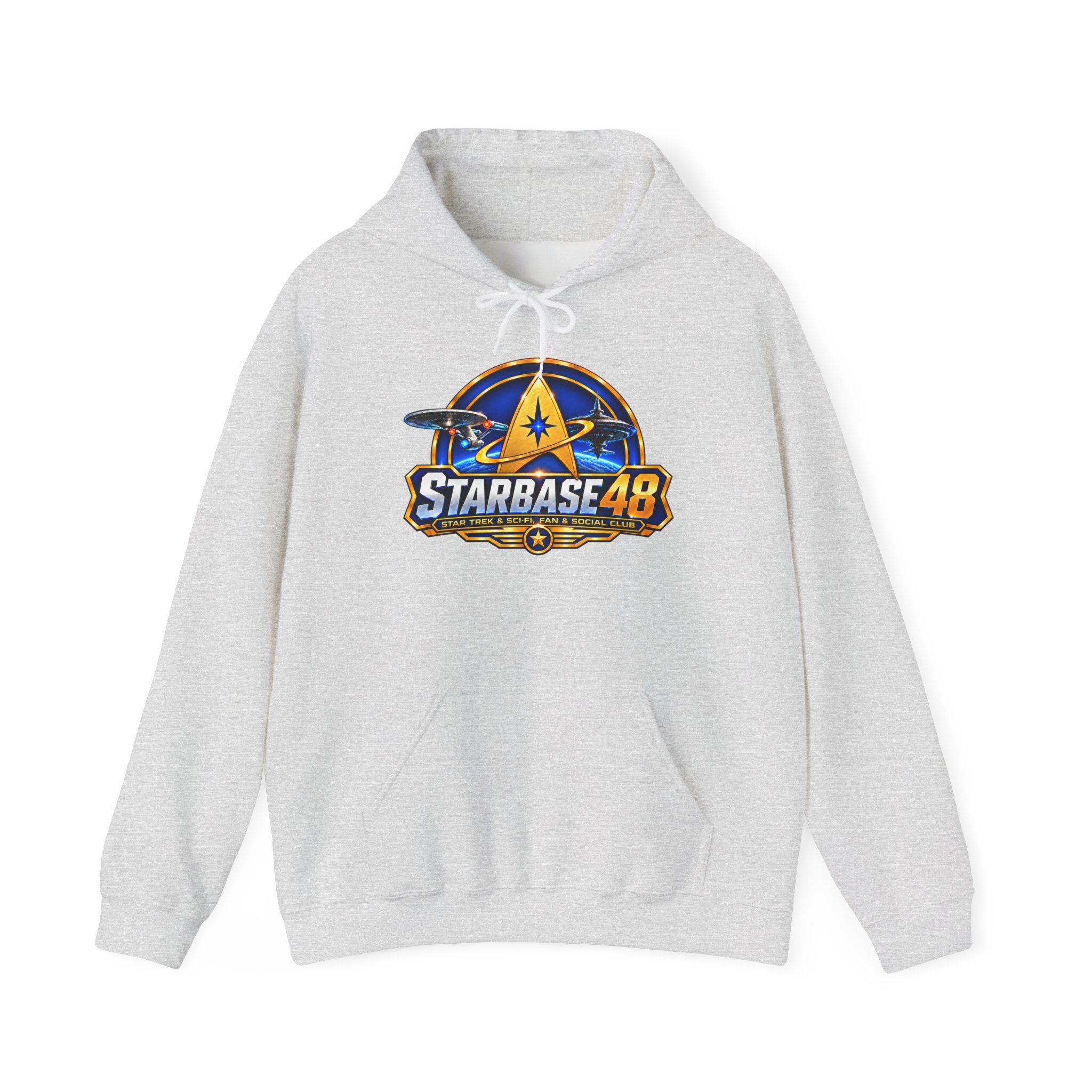Starbase 48 Logo Hoodie — Retro Space Gaming Sweatshirt - Image 5