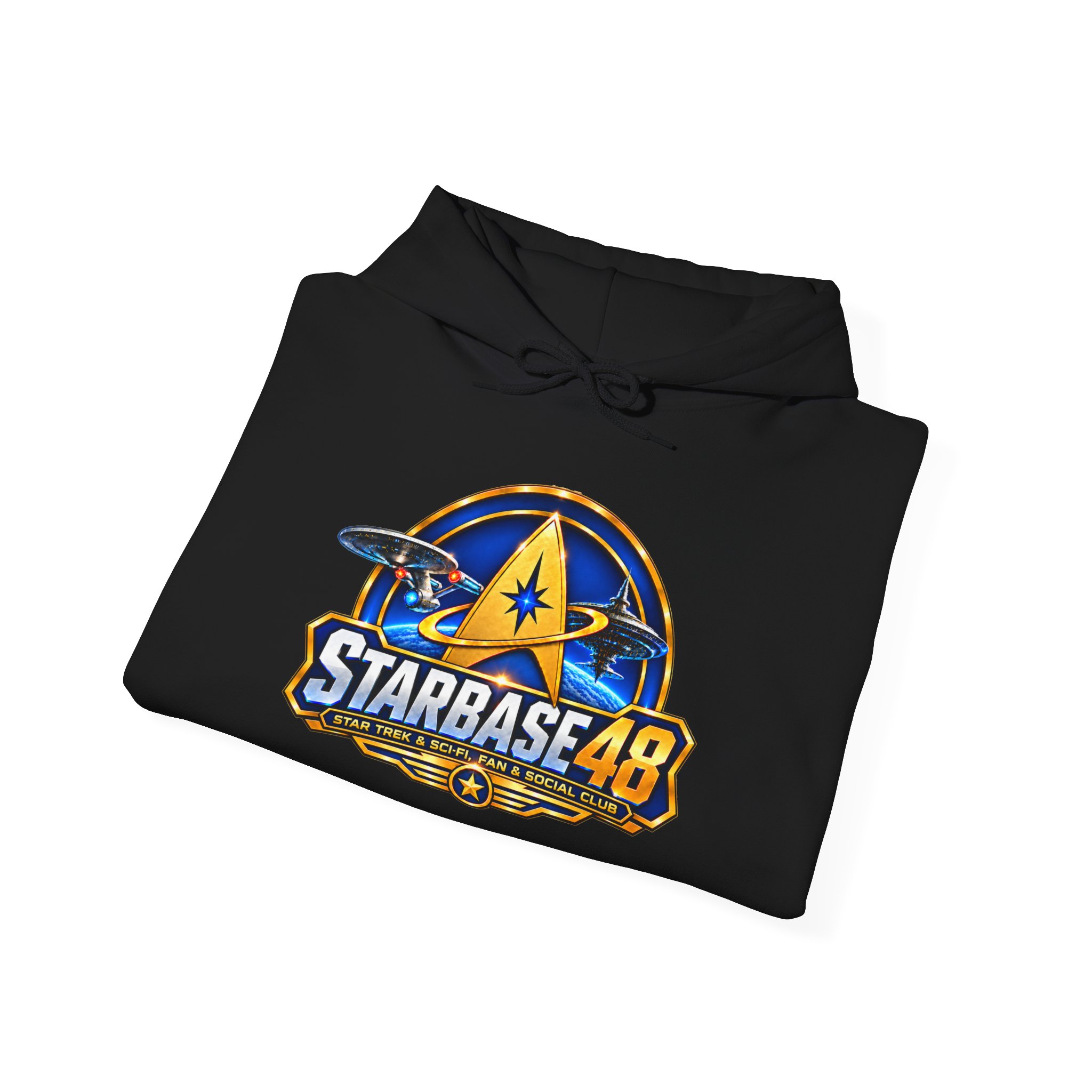 Starbase 48 Logo Hoodie — Retro Space Gaming Sweatshirt - Image 16