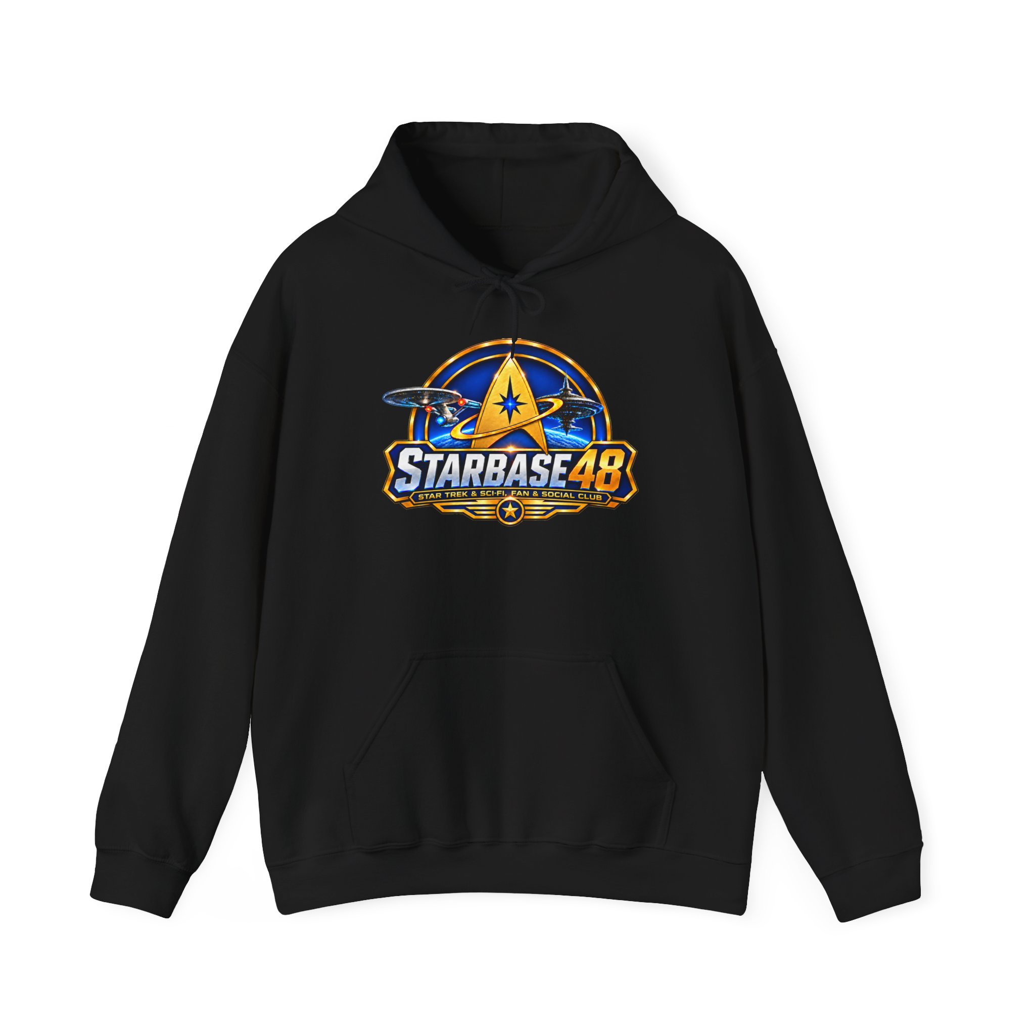 Starbase 48 Logo Hoodie — Retro Space Gaming Sweatshirt - Image 13