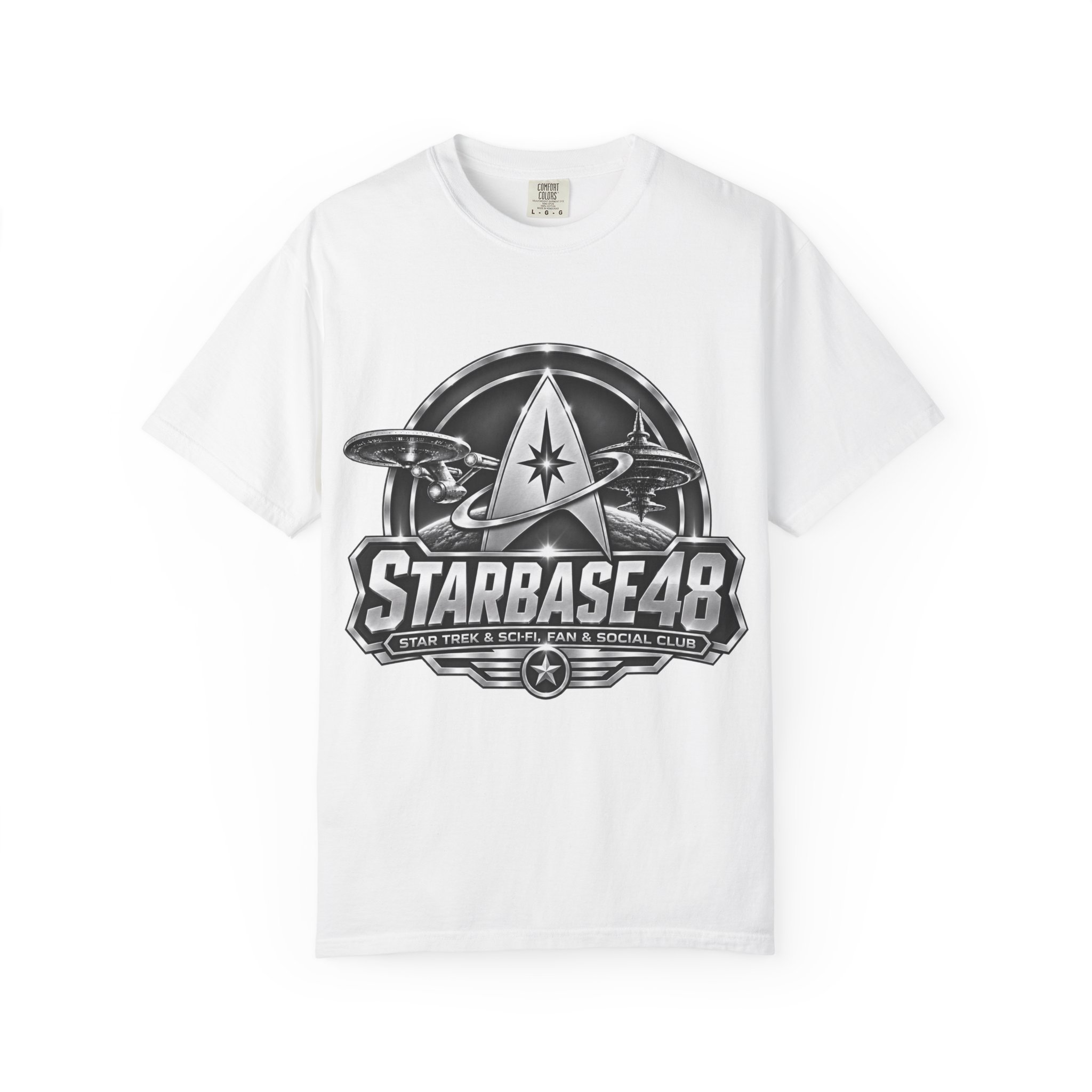 Starbase 48 Graphic T‑Shirt — Starfleet Space Logo Tee